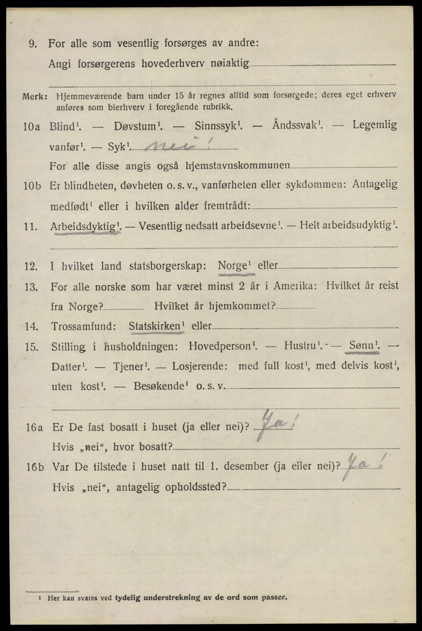 SAO, 1920 census for Bærum, 1920, p. 5395