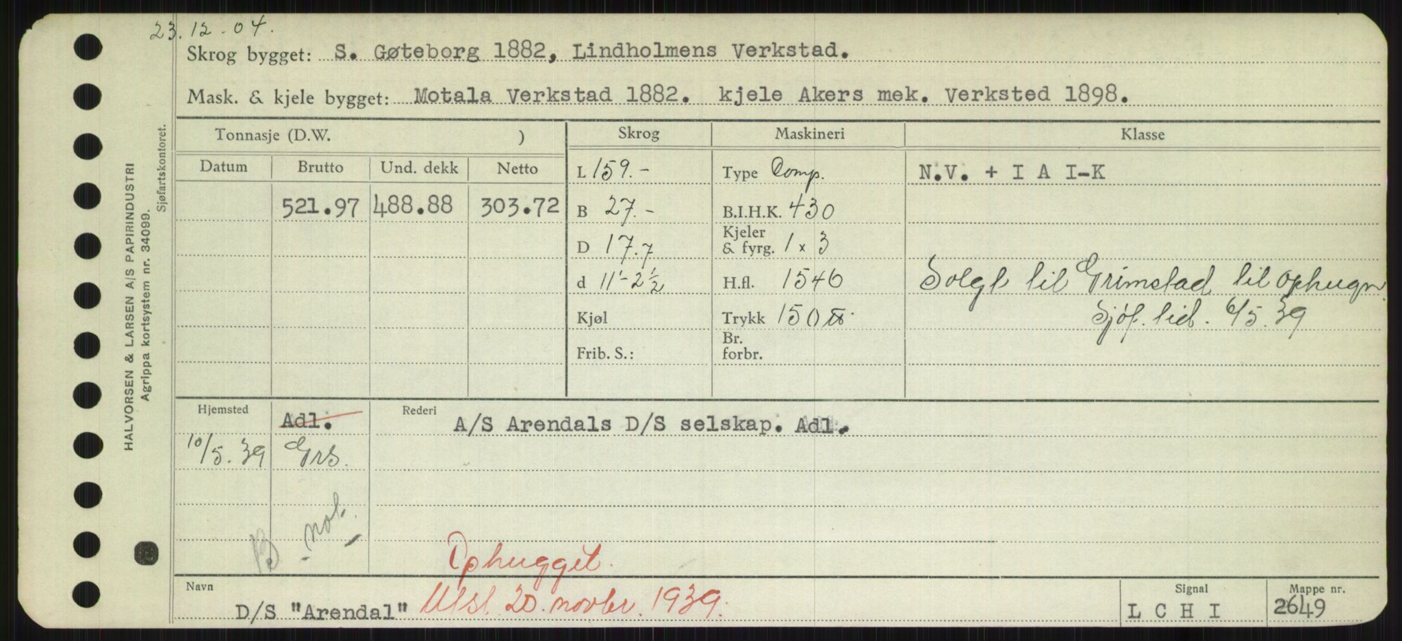 Sjøfartsdirektoratet med forløpere, Skipsmålingen, AV/RA-S-1627/H/Hd/L0002: Fartøy, Apa-Axe, p. 75