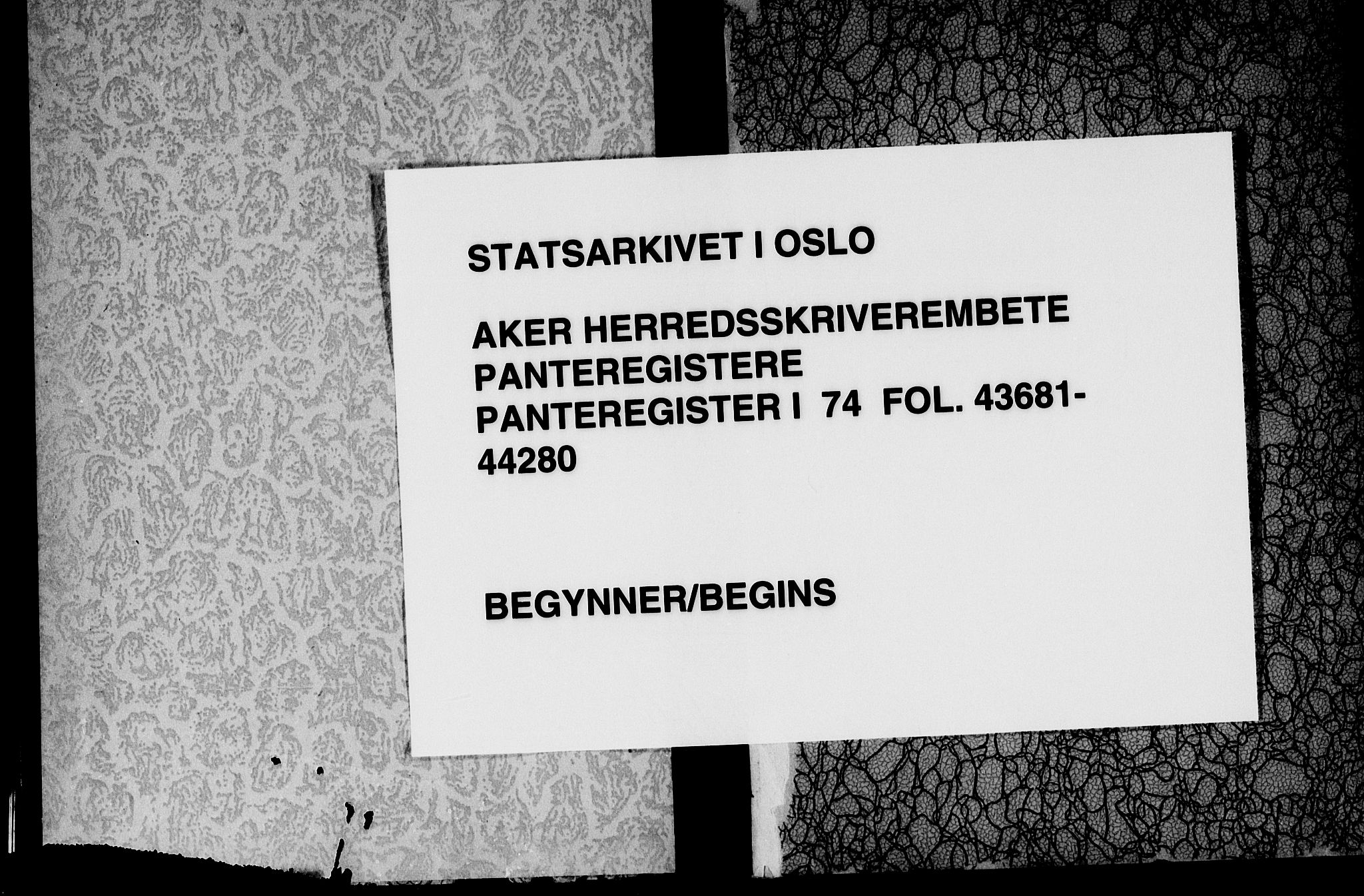 Aker herredsskriveri, SAO/A-10896/G/Ga/Gab/Gaba/L0074: Mortgage register no. I 74, 1928-1950