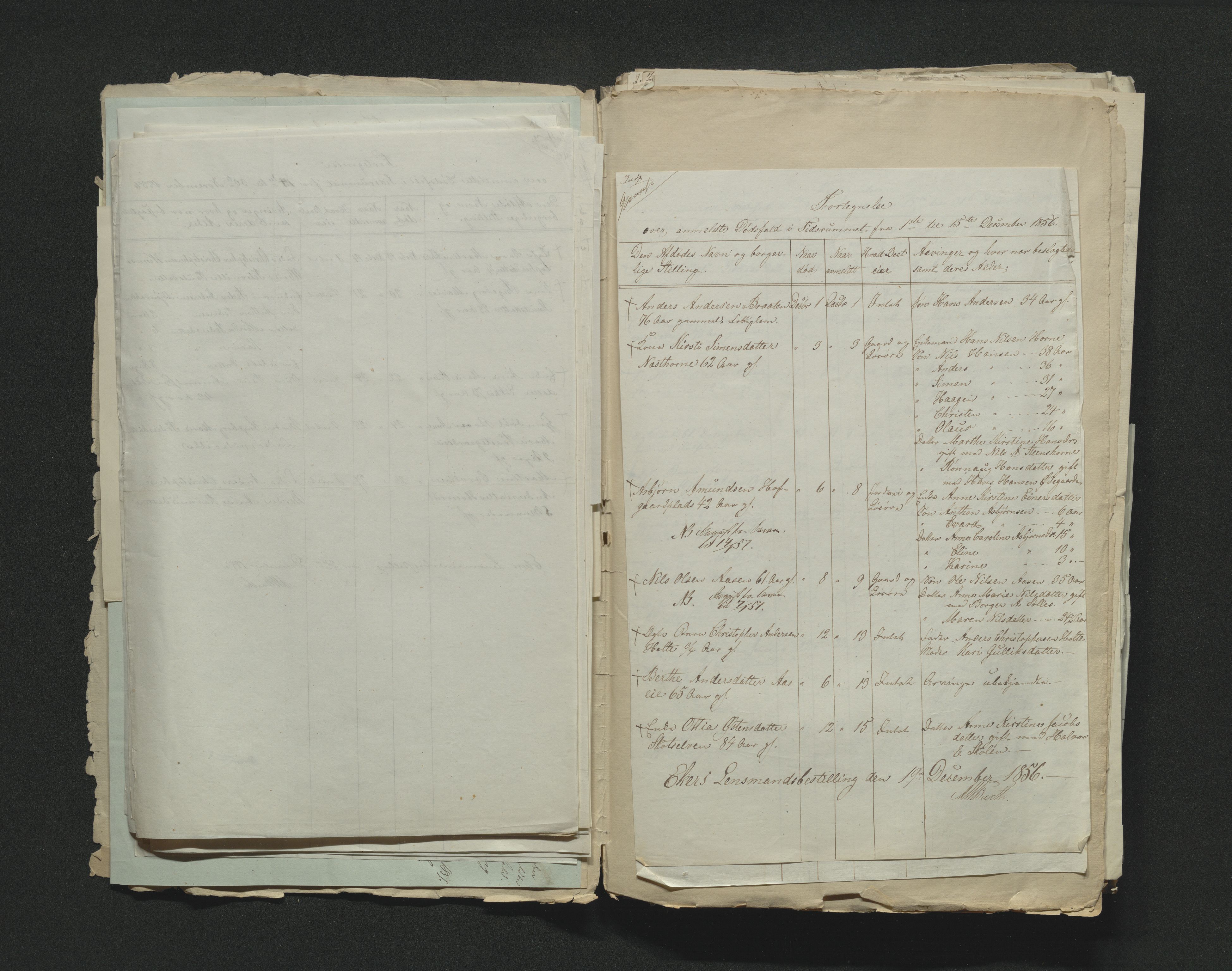 Eiker, Modum og Sigdal sorenskriveri, AV/SAKO-A-123/H/Ha/Hab/L0009: Dødsfallsmeldinger, 1854-1857, p. 295