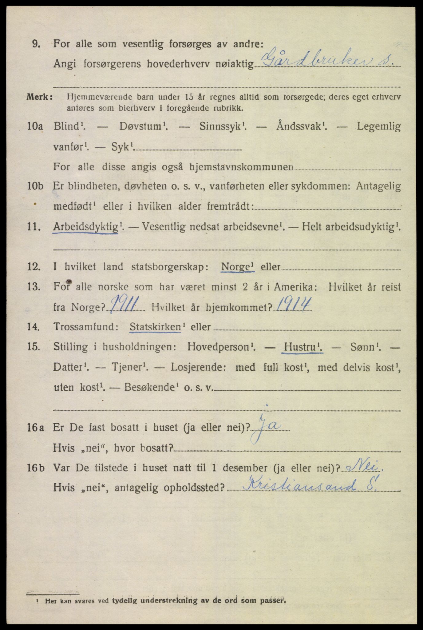 SAK, 1920 census for Halse og Harkmark, 1920, p. 3043