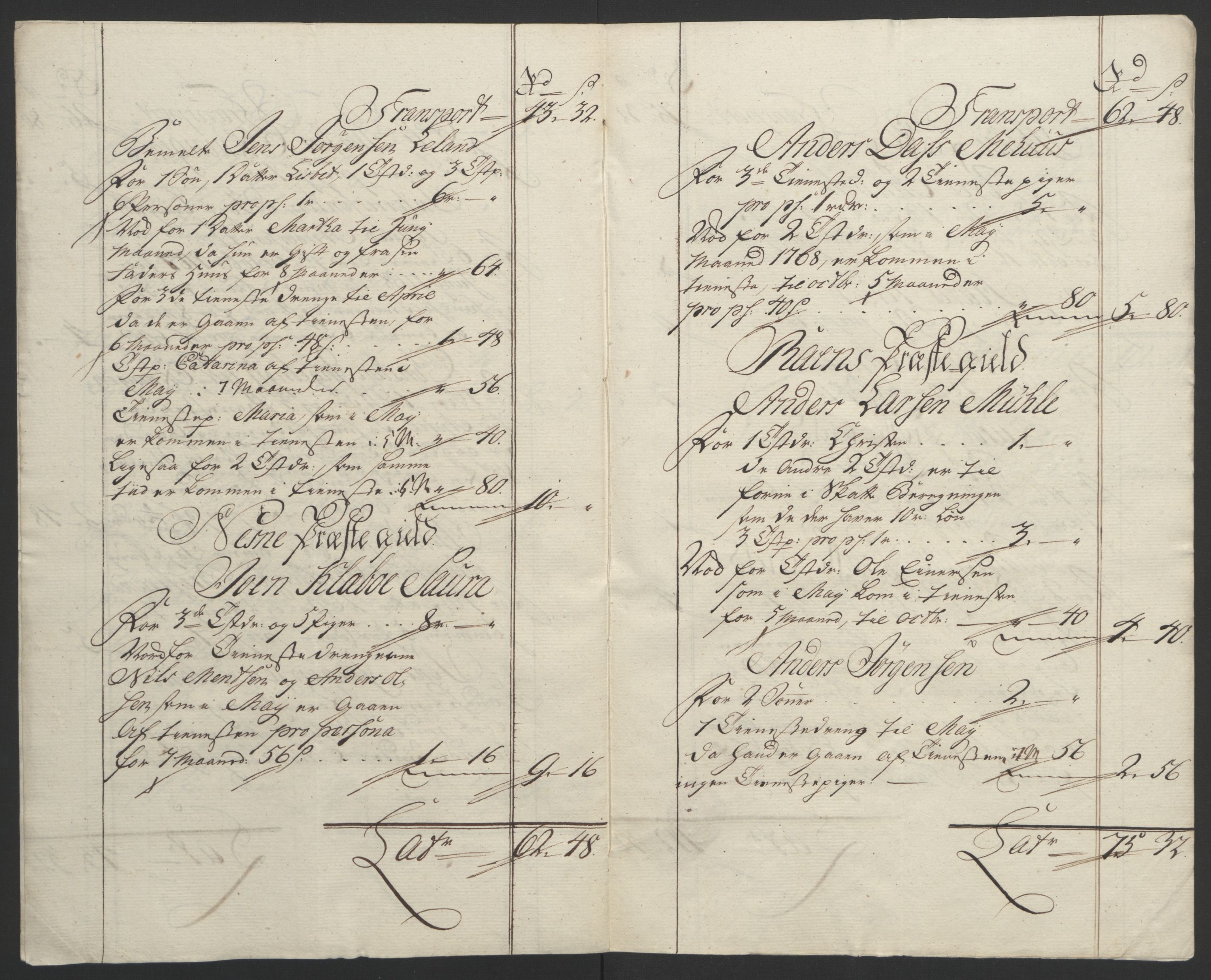 Rentekammeret inntil 1814, Reviderte regnskaper, Fogderegnskap, RA/EA-4092/R65/L4573: Ekstraskatten Helgeland, 1762-1772, p. 210