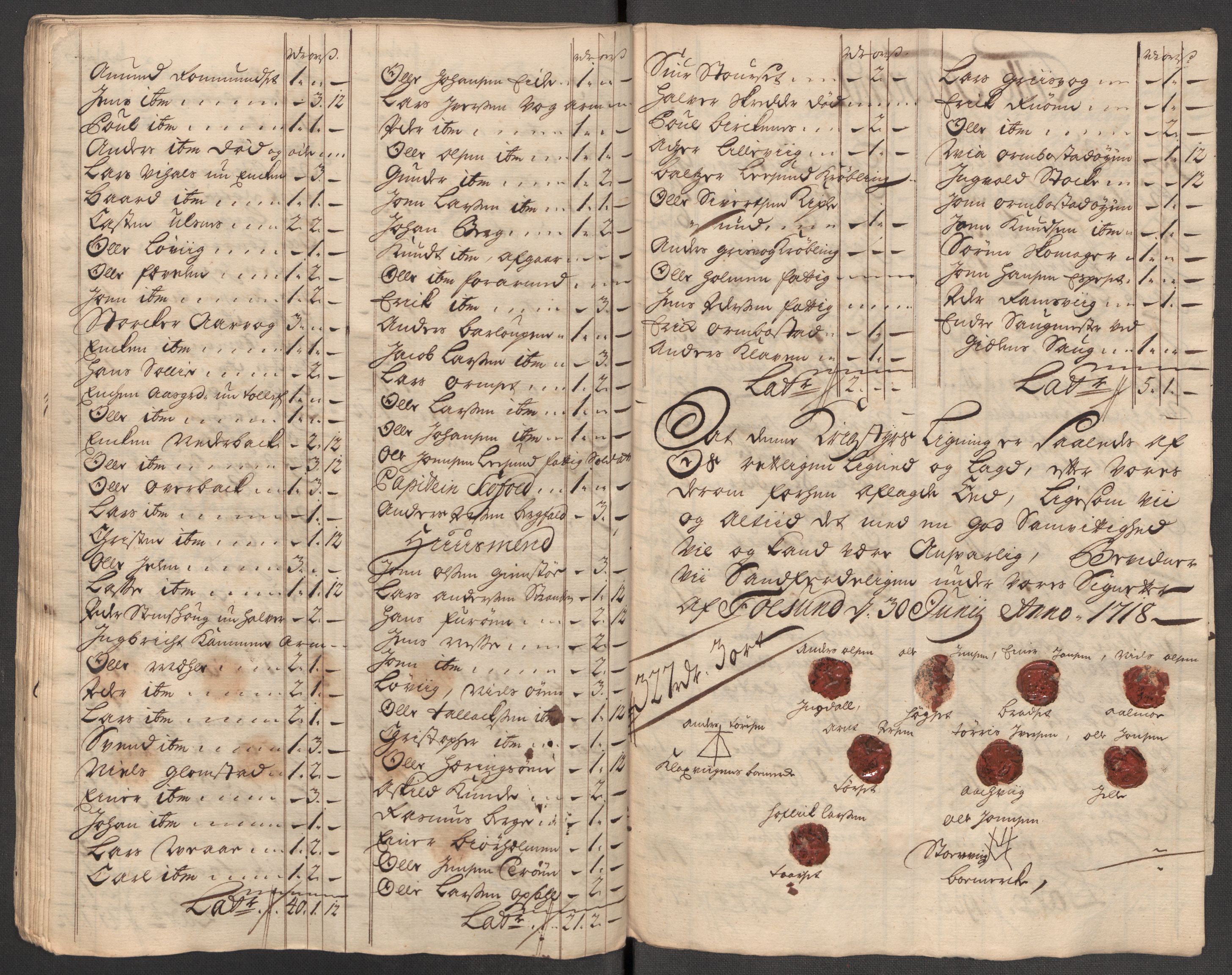 Rentekammeret inntil 1814, Reviderte regnskaper, Fogderegnskap, AV/RA-EA-4092/R56/L3751: Fogderegnskap Nordmøre, 1718, p. 146