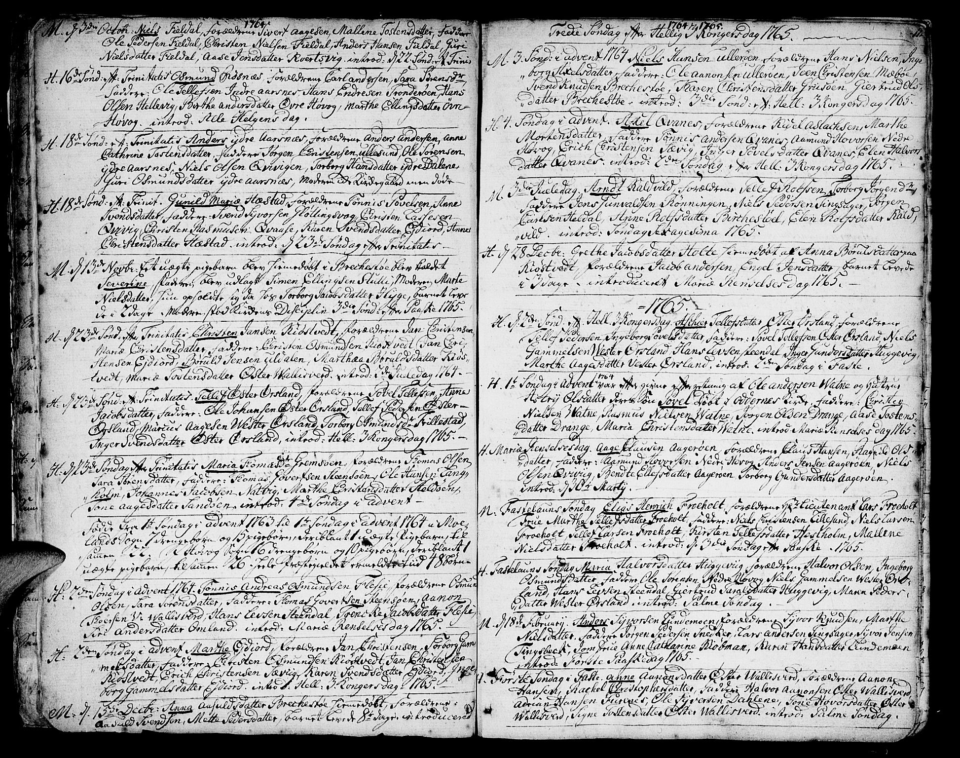 Vestre Moland sokneprestkontor, AV/SAK-1111-0046/F/Fa/Fab/L0002: Parish register (official) no. A 2, 1760-1816, p. 11