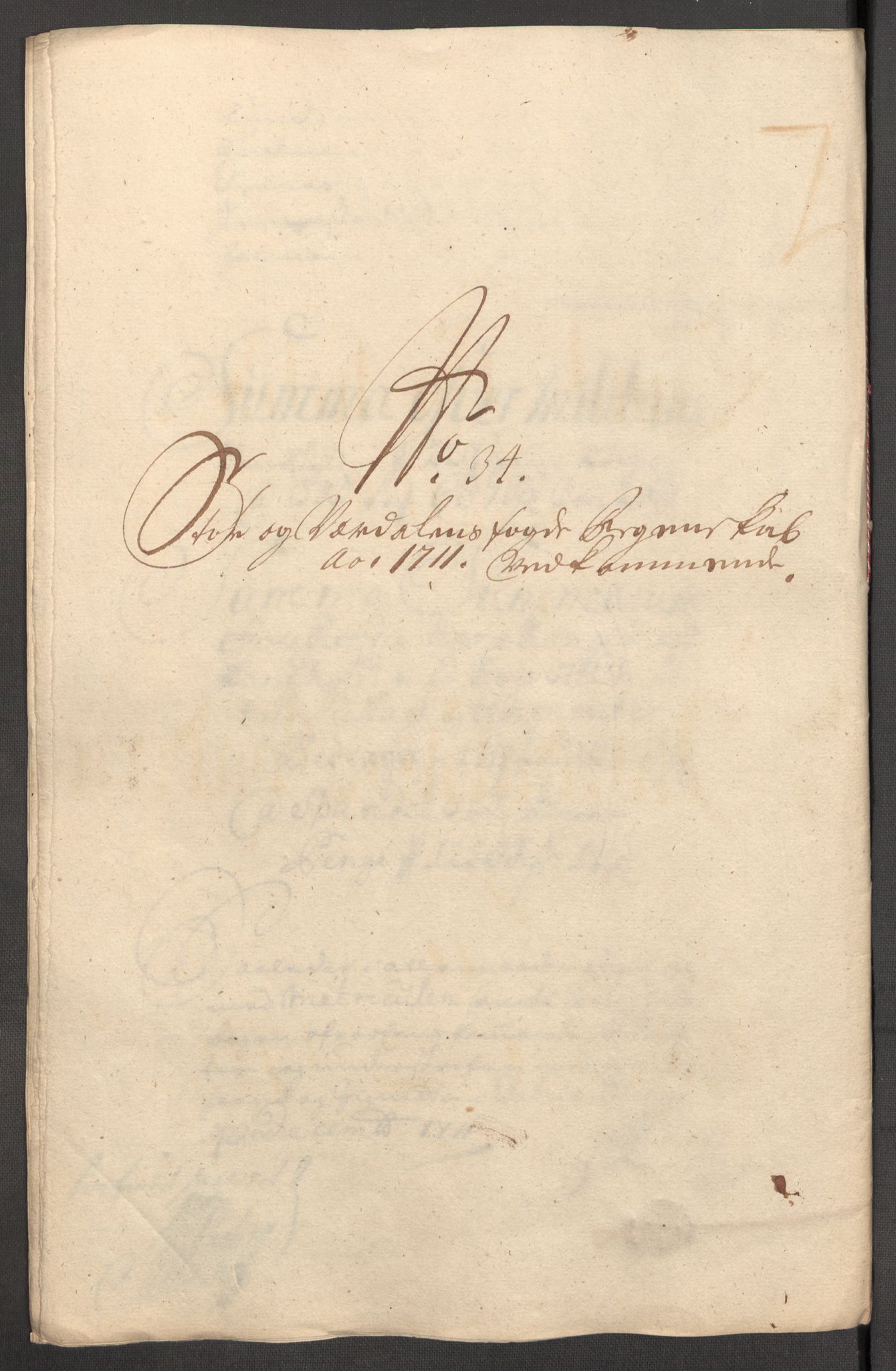 Rentekammeret inntil 1814, Reviderte regnskaper, Fogderegnskap, AV/RA-EA-4092/R62/L4201: Fogderegnskap Stjørdal og Verdal, 1711, p. 171