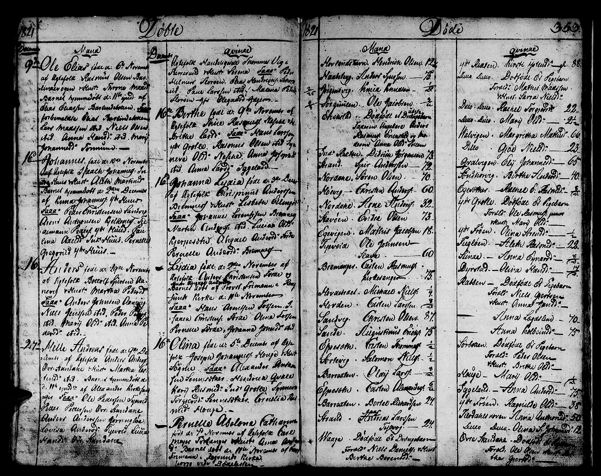 Kinn sokneprestembete, AV/SAB-A-80801/H/Haa/Haaa/L0003: Parish register (official) no. A 3, 1785-1821, p. 353