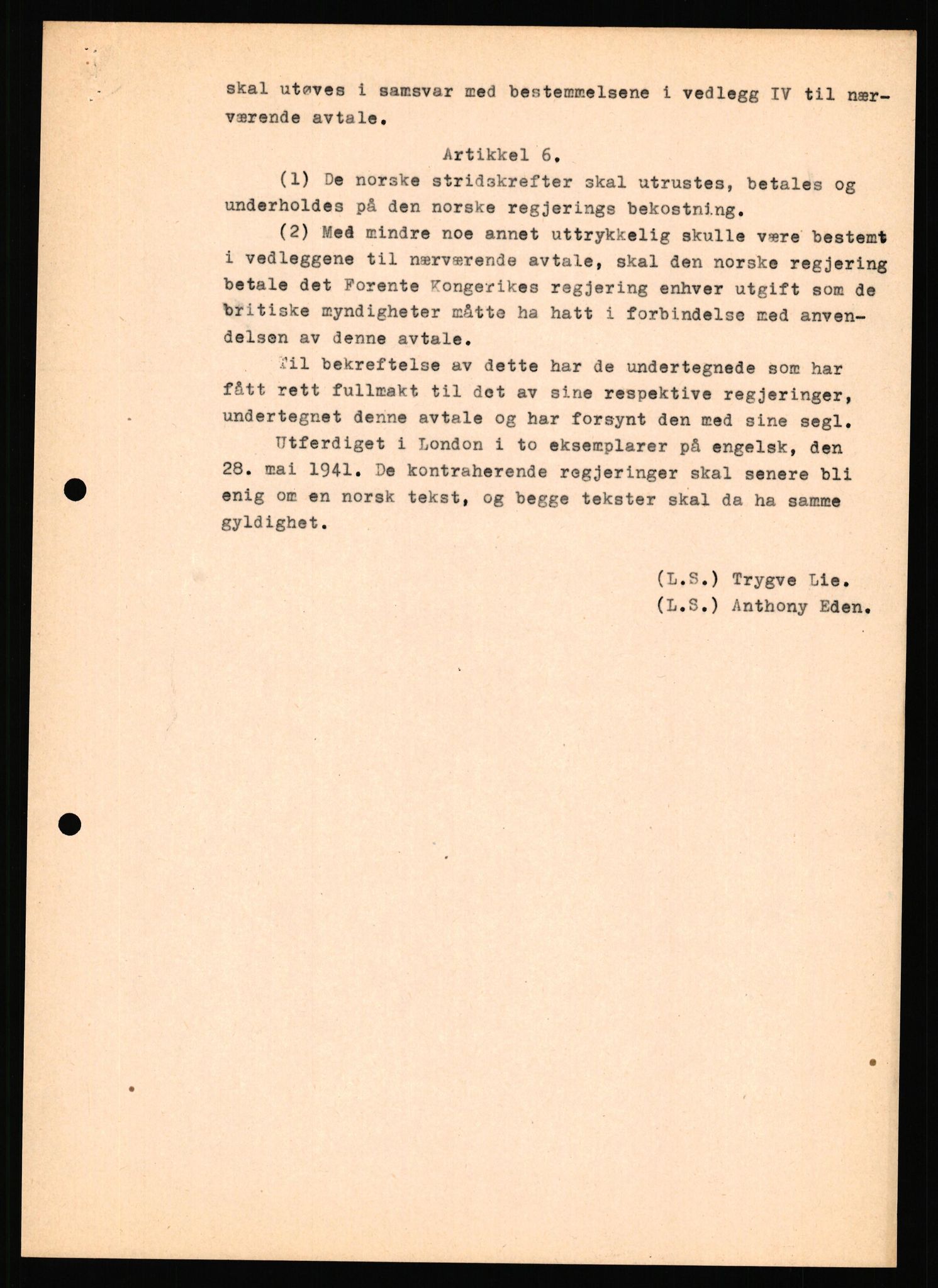 Forsvaret, Forsvarets krigshistoriske avdeling, RA/RAFA-2017/Y/Yf/L0210: II.C.11.2130-2136 - Den norske regjering i London., 1940-1959, p. 249