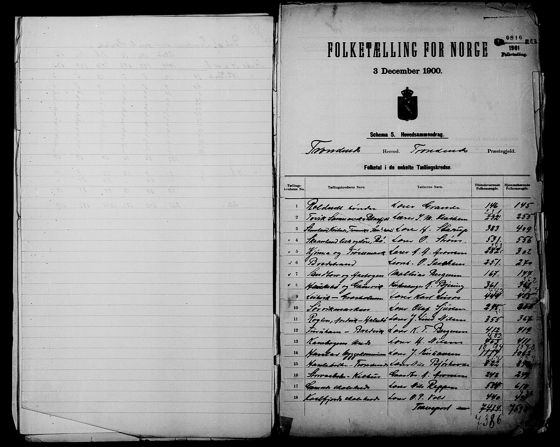 SATØ, 1900 census for Trondenes, 1900, p. 63