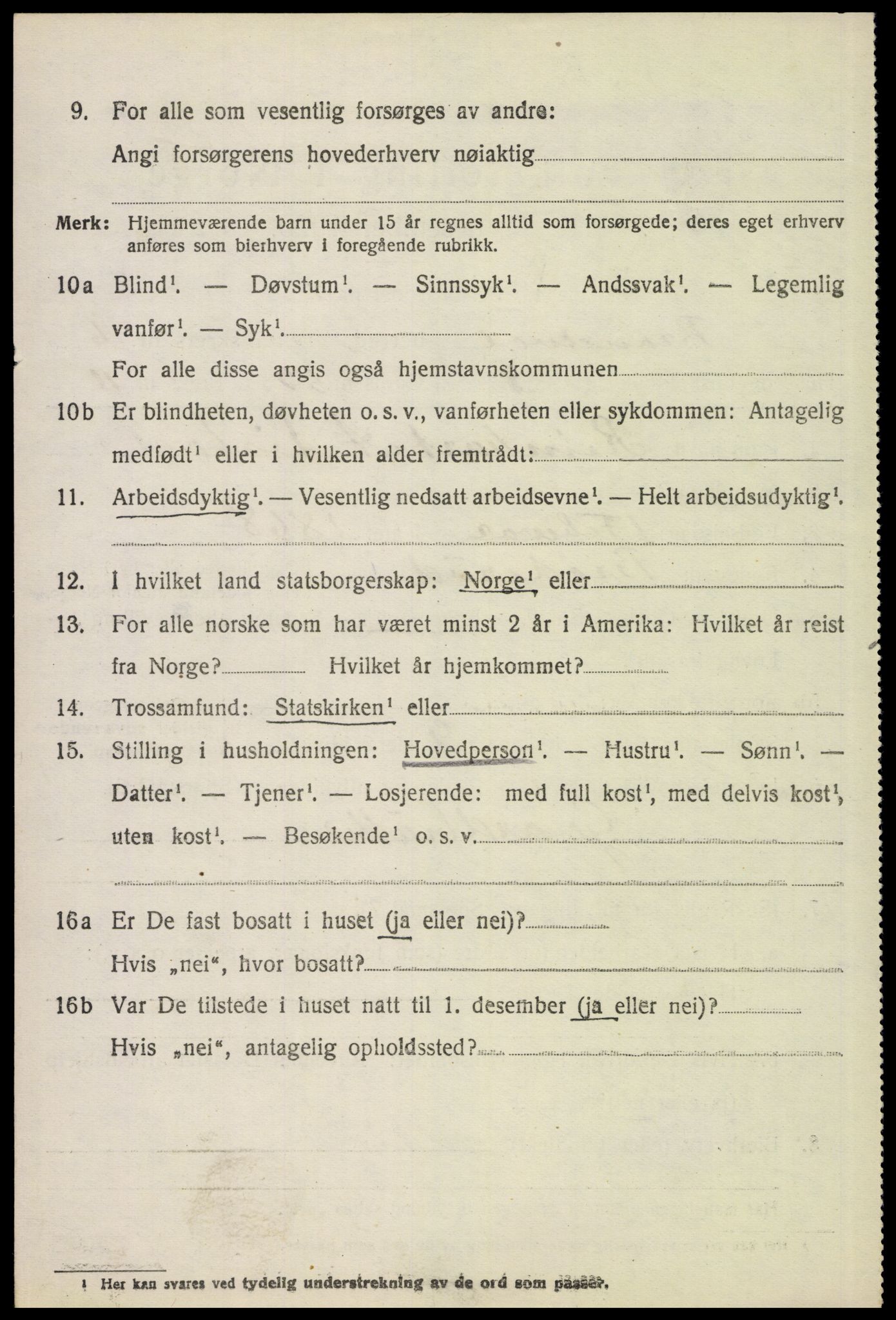 SAH, 1920 census for Brandval, 1920, p. 5253