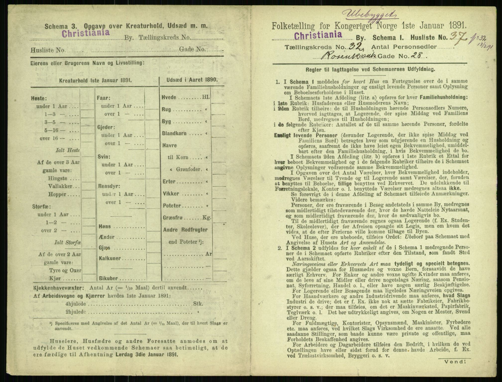 RA, 1891 census for 0301 Kristiania, 1891, p. 16862