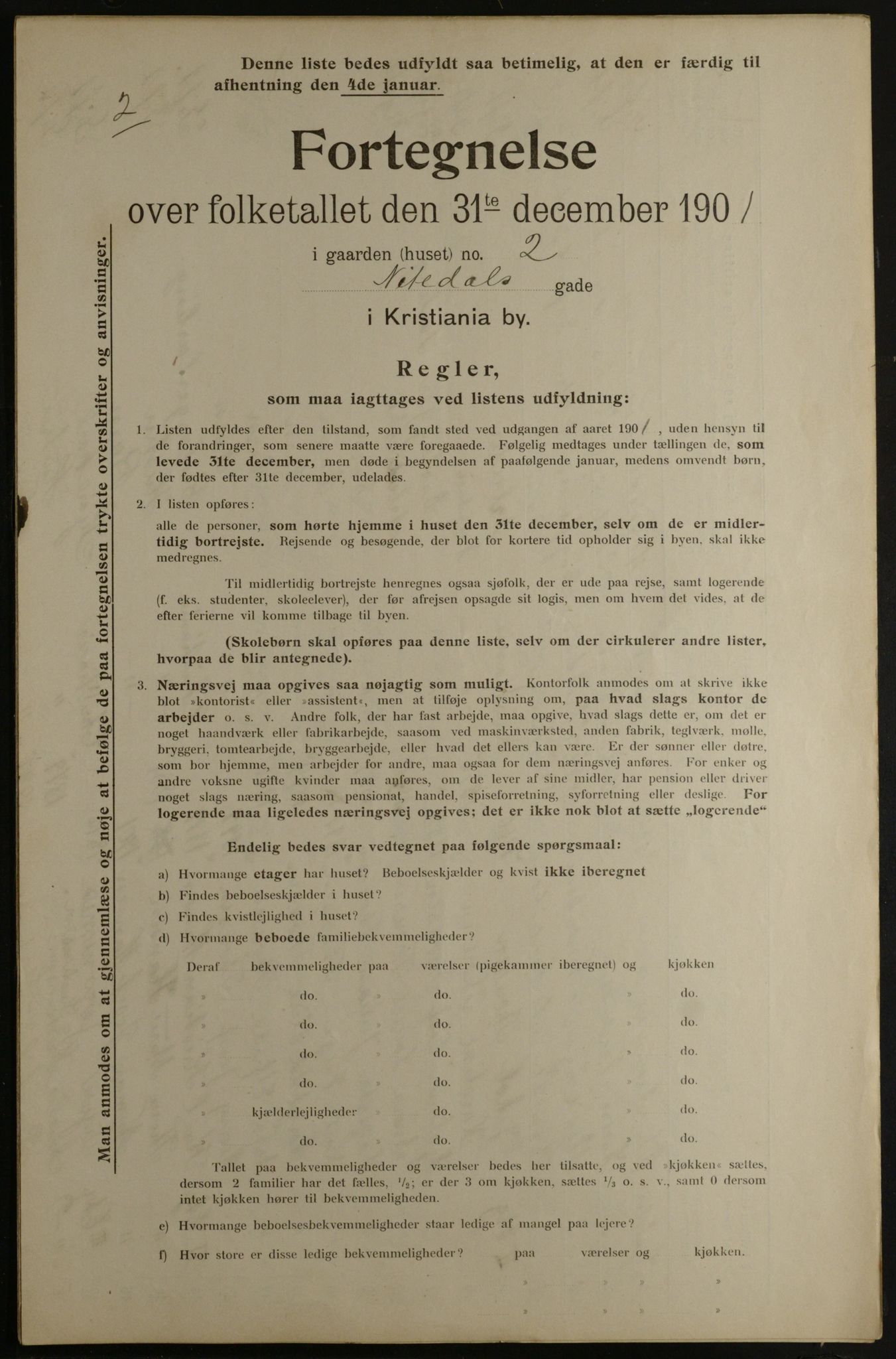 OBA, Municipal Census 1901 for Kristiania, 1901, p. 10923