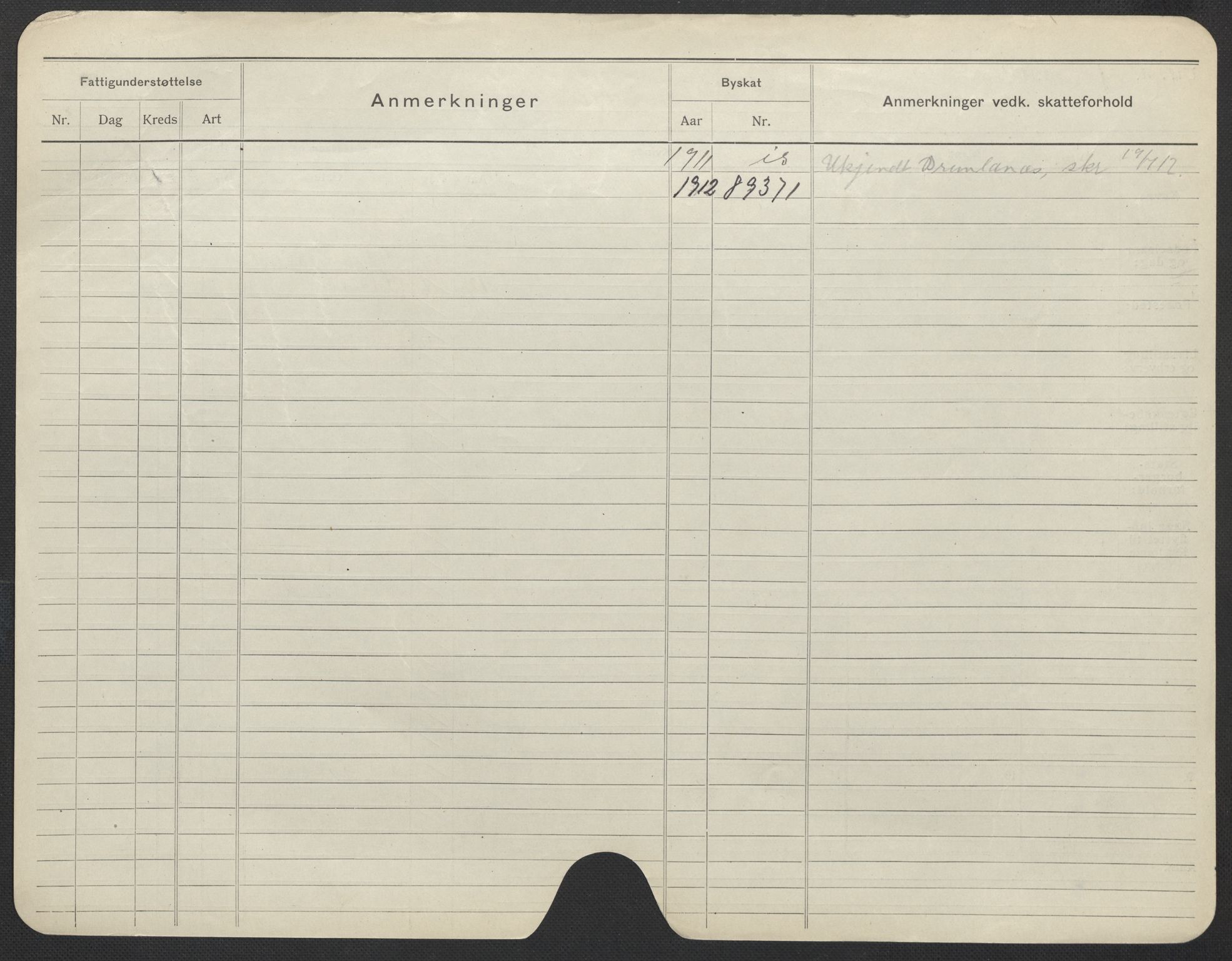 Oslo folkeregister, Registerkort, SAO/A-11715/F/Fa/Fac/L0022: Kvinner, 1906-1914, p. 777b