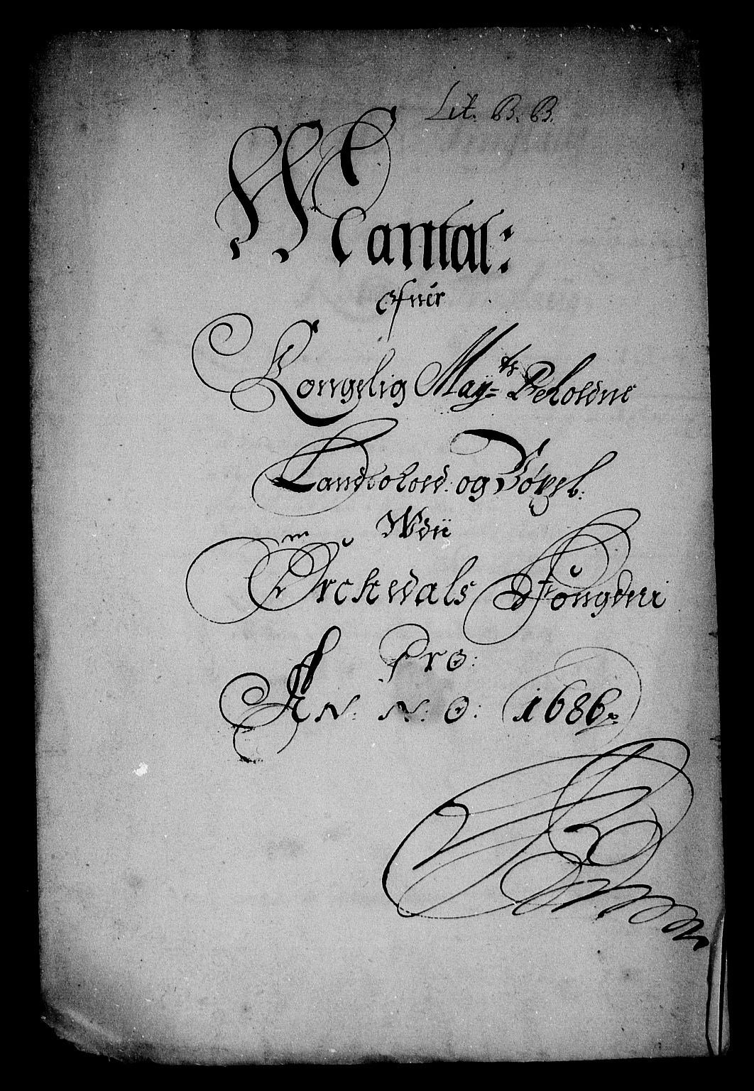 Rentekammeret inntil 1814, Reviderte regnskaper, Stiftamtstueregnskaper, Trondheim stiftamt og Nordland amt, AV/RA-EA-6044/R/Rg/L0083: Trondheim stiftamt og Nordland amt, 1686