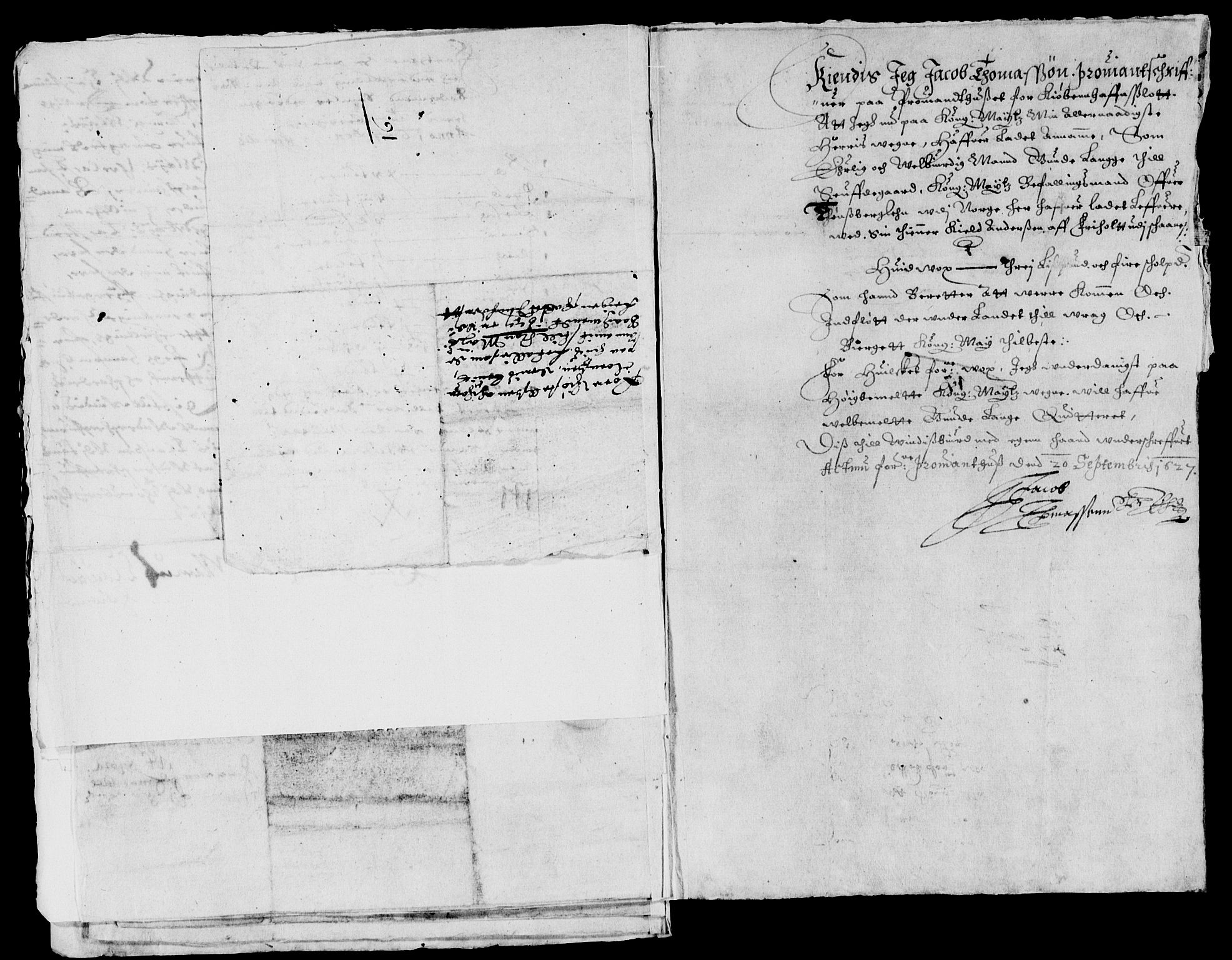 Rentekammeret inntil 1814, Reviderte regnskaper, Lensregnskaper, AV/RA-EA-5023/R/Rb/Rbo/L0007: Tønsberg len, 1624-1627