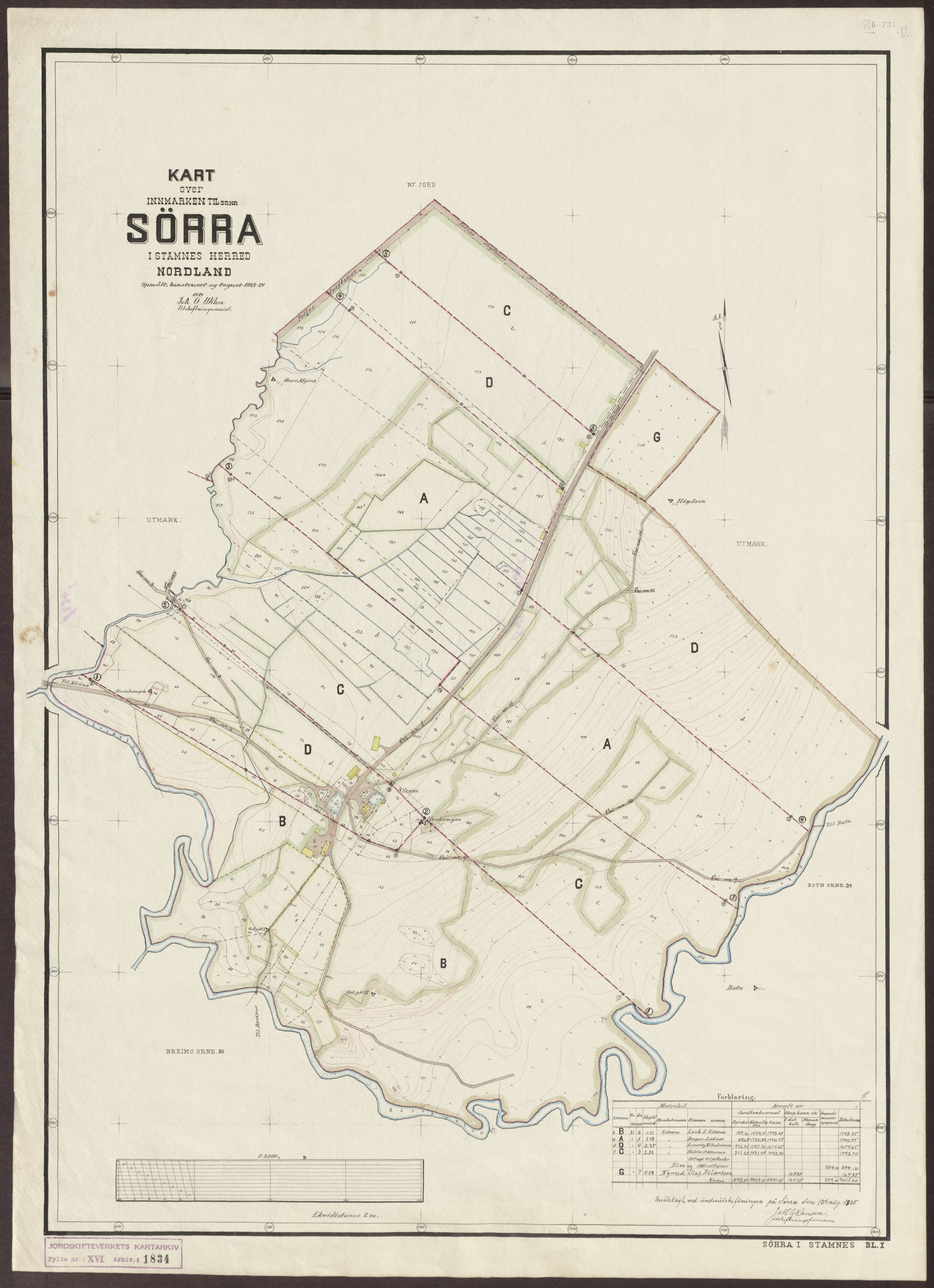 Jordskifteverkets kartarkiv, AV/RA-S-3929/T, 1859-1988, p. 2216