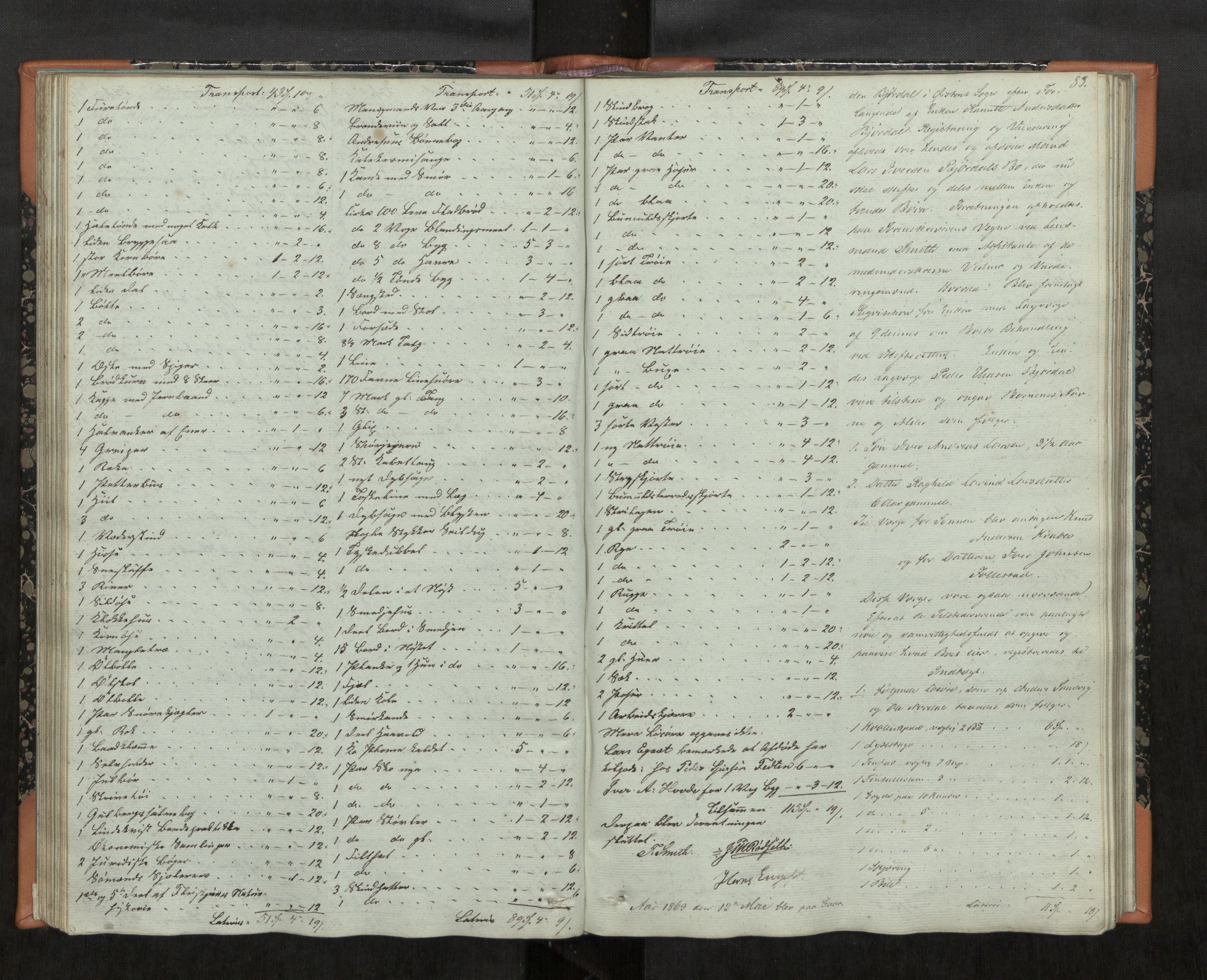 Søre Sunnmøre sorenskriveri, AV/SAT-A-4122/1/3/3C/L0001: Skifteregistreringsprotokollar, 1847-1885, p. 83