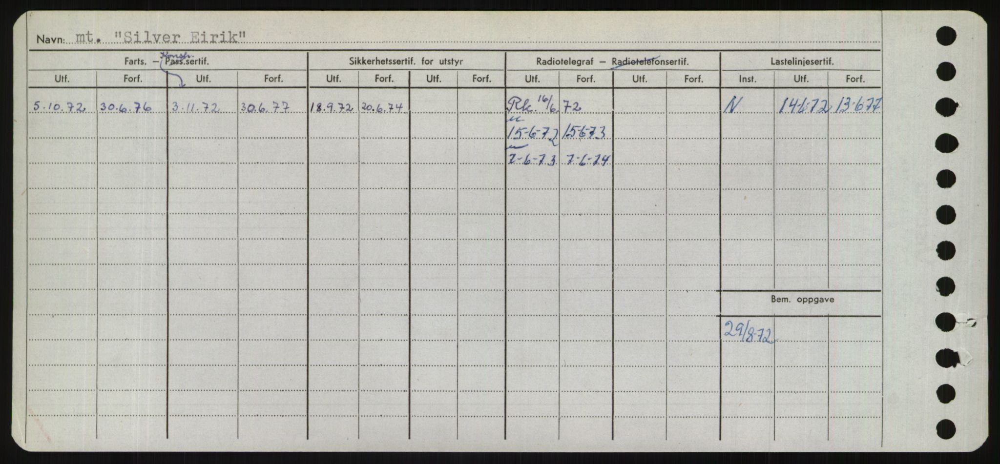 Sjøfartsdirektoratet med forløpere, Skipsmålingen, AV/RA-S-1627/H/Hd/L0033: Fartøy, Sevi-Sjø, p. 168