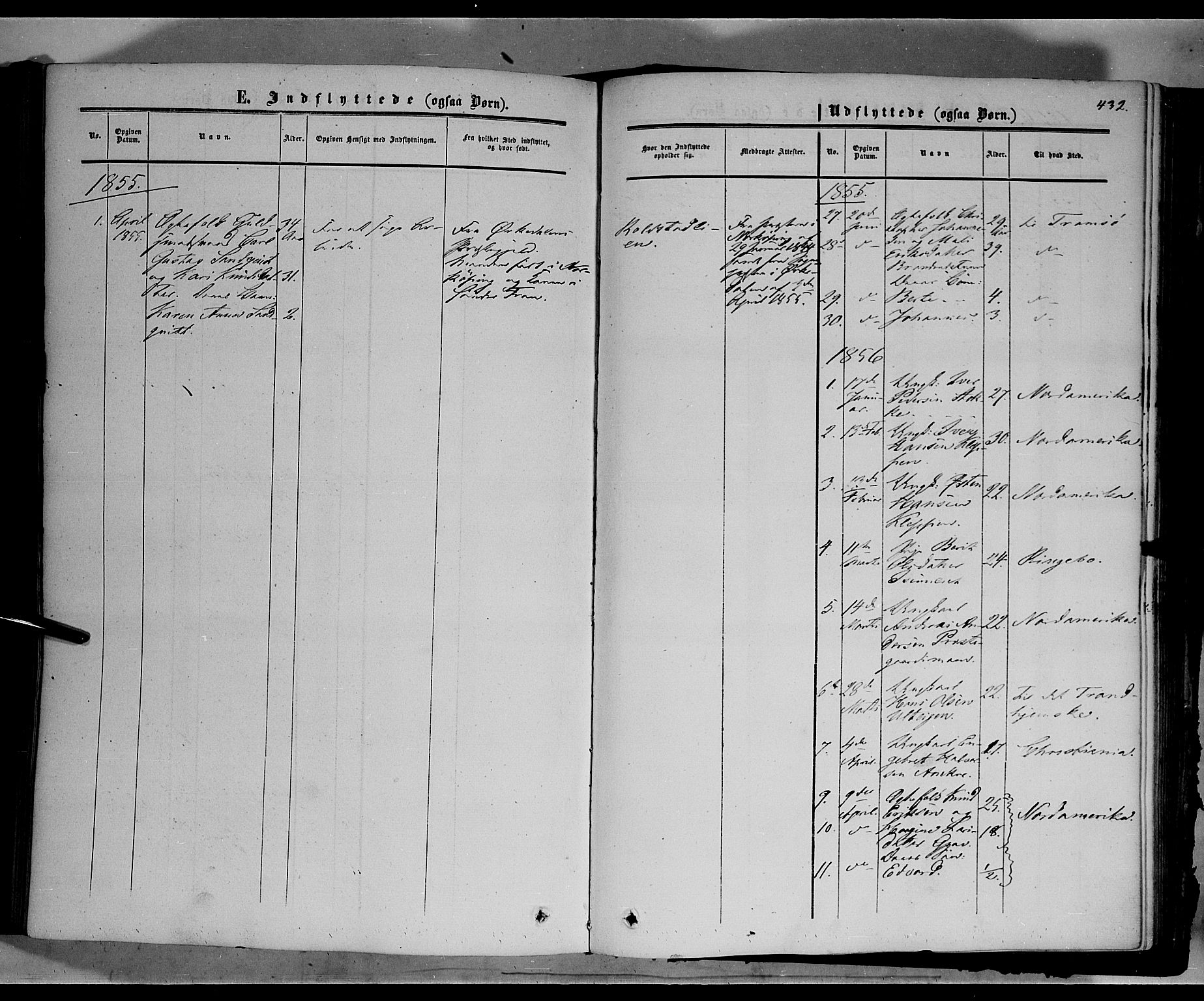 Sør-Fron prestekontor, SAH/PREST-010/H/Ha/Haa/L0001: Parish register (official) no. 1, 1849-1863, p. 432