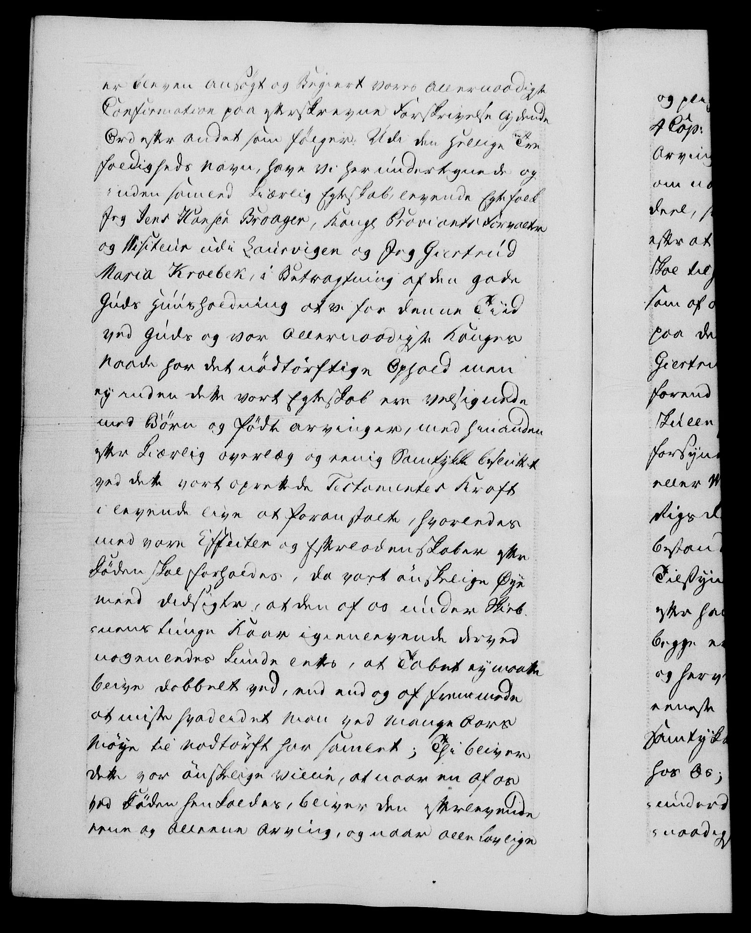 Danske Kanselli 1572-1799, AV/RA-EA-3023/F/Fc/Fca/Fcaa/L0050: Norske registre, 1784-1785, p. 493b