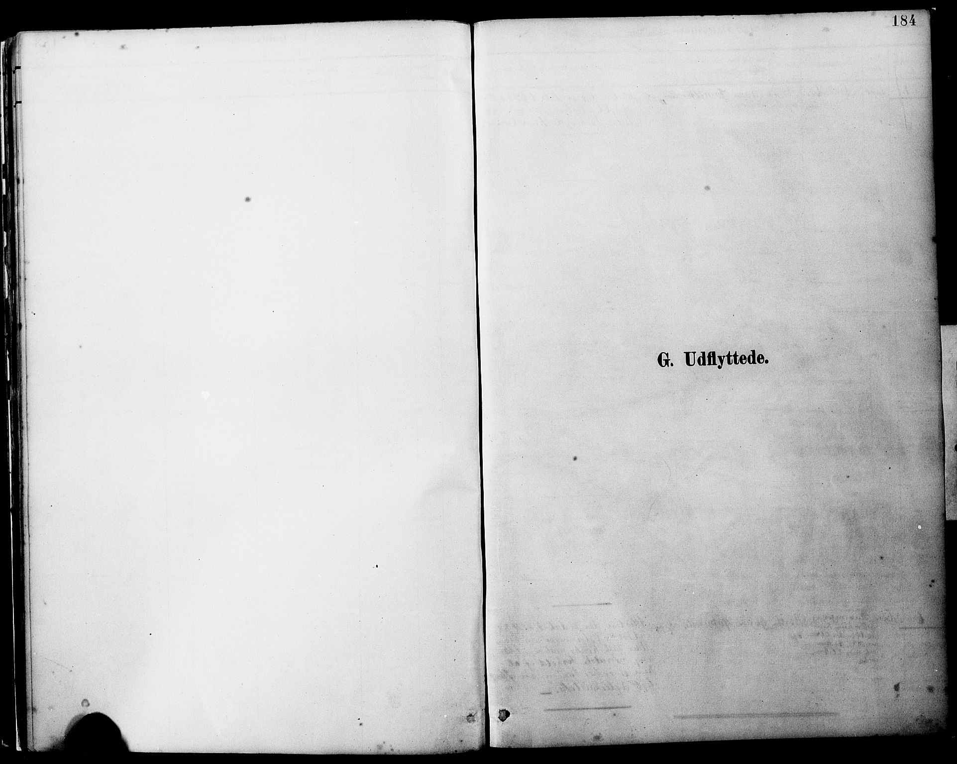 Sveio Sokneprestembete, SAB/A-78501/H/Haa: Parish register (official) no. B 2, 1883-1894, p. 184