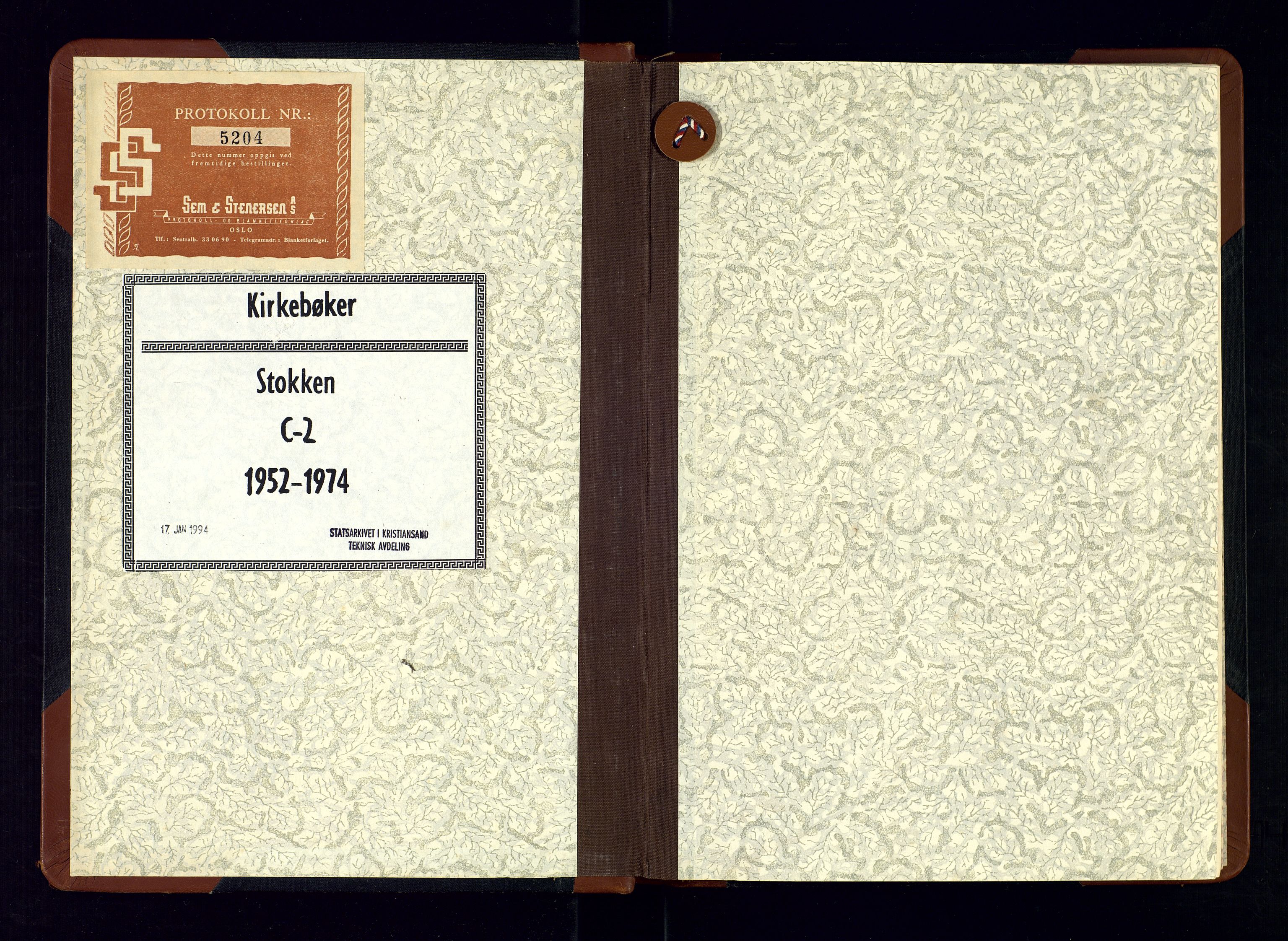 Austre Moland sokneprestkontor, AV/SAK-1111-0001/F/Fc/Fcb/L0002: Communicants register no. C-2, 1952-1974