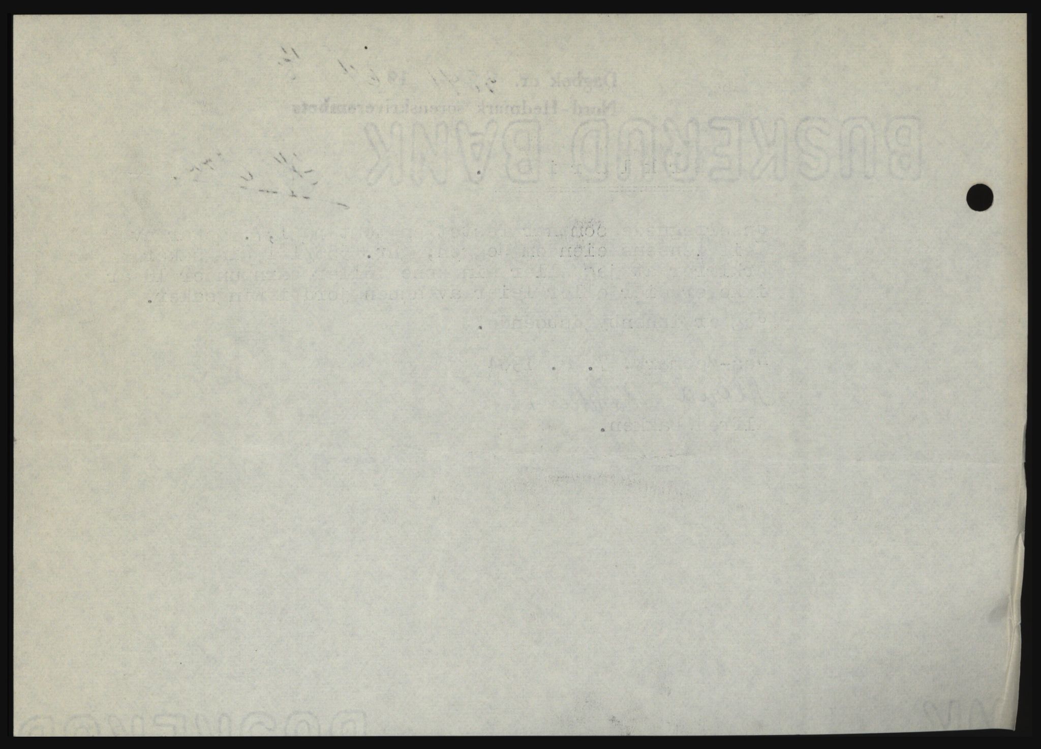 Nord-Hedmark sorenskriveri, SAH/TING-012/H/Hc/L0020: Mortgage book no. 20, 1964-1964, Diary no: : 3841/1964