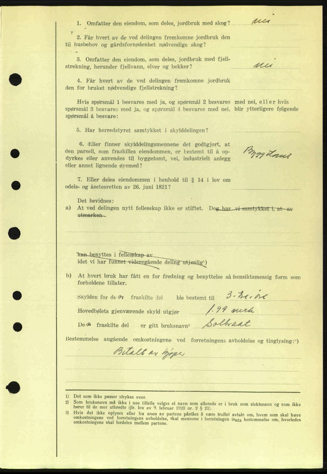 Midhordland sorenskriveri, SAB/A-3001/1/G/Gb/Gbj/L0014: Mortgage book no. A26-28, 1942-1942, Diary no: : 4292/1942