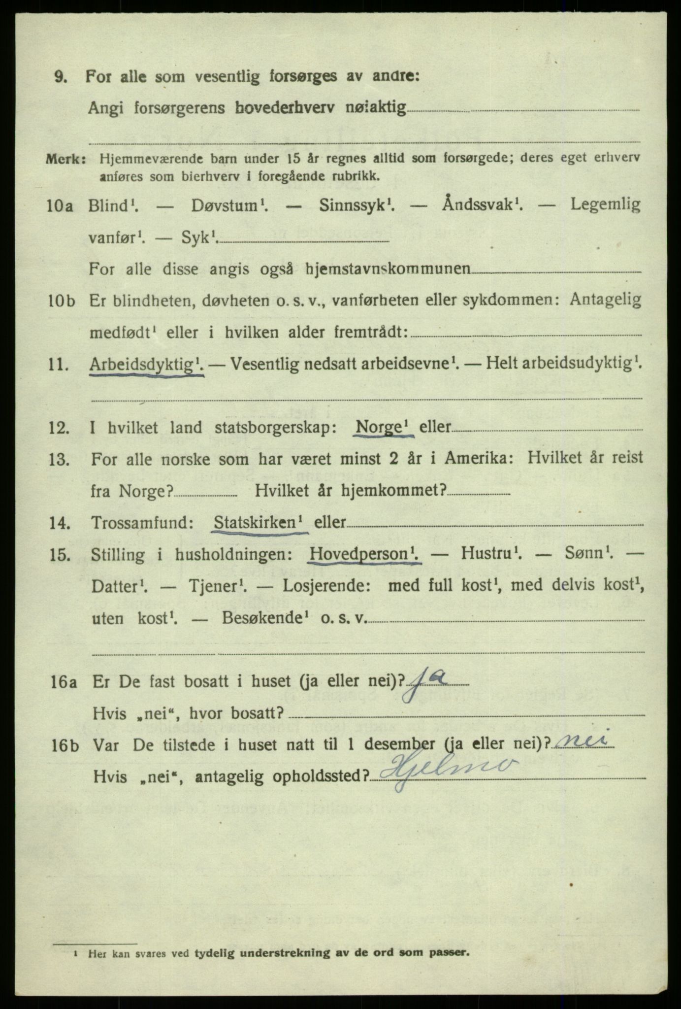 SAB, 1920 census for Herdla, 1920, p. 4700