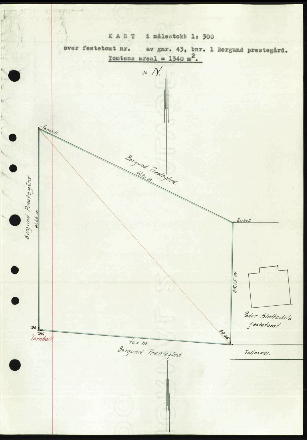 Nordre Sunnmøre sorenskriveri, AV/SAT-A-0006/1/2/2C/2Ca: Mortgage book no. A33, 1949-1950, Diary no: : 3040/1949