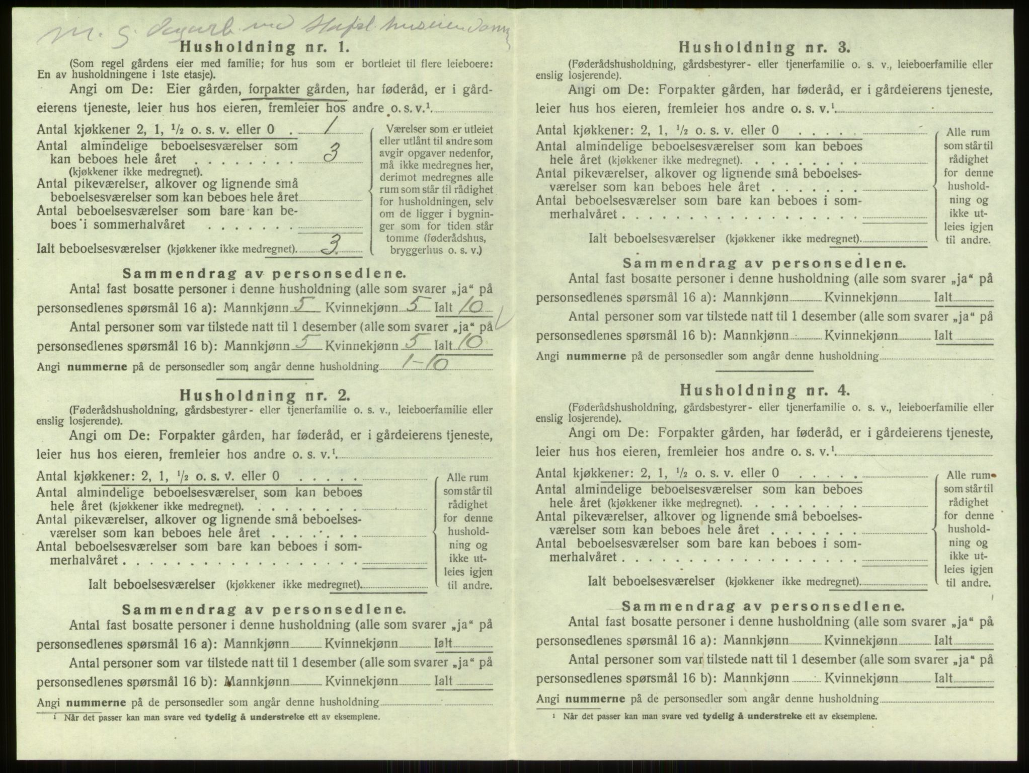 SAO, 1920 census for Skjeberg, 1920, p. 1987