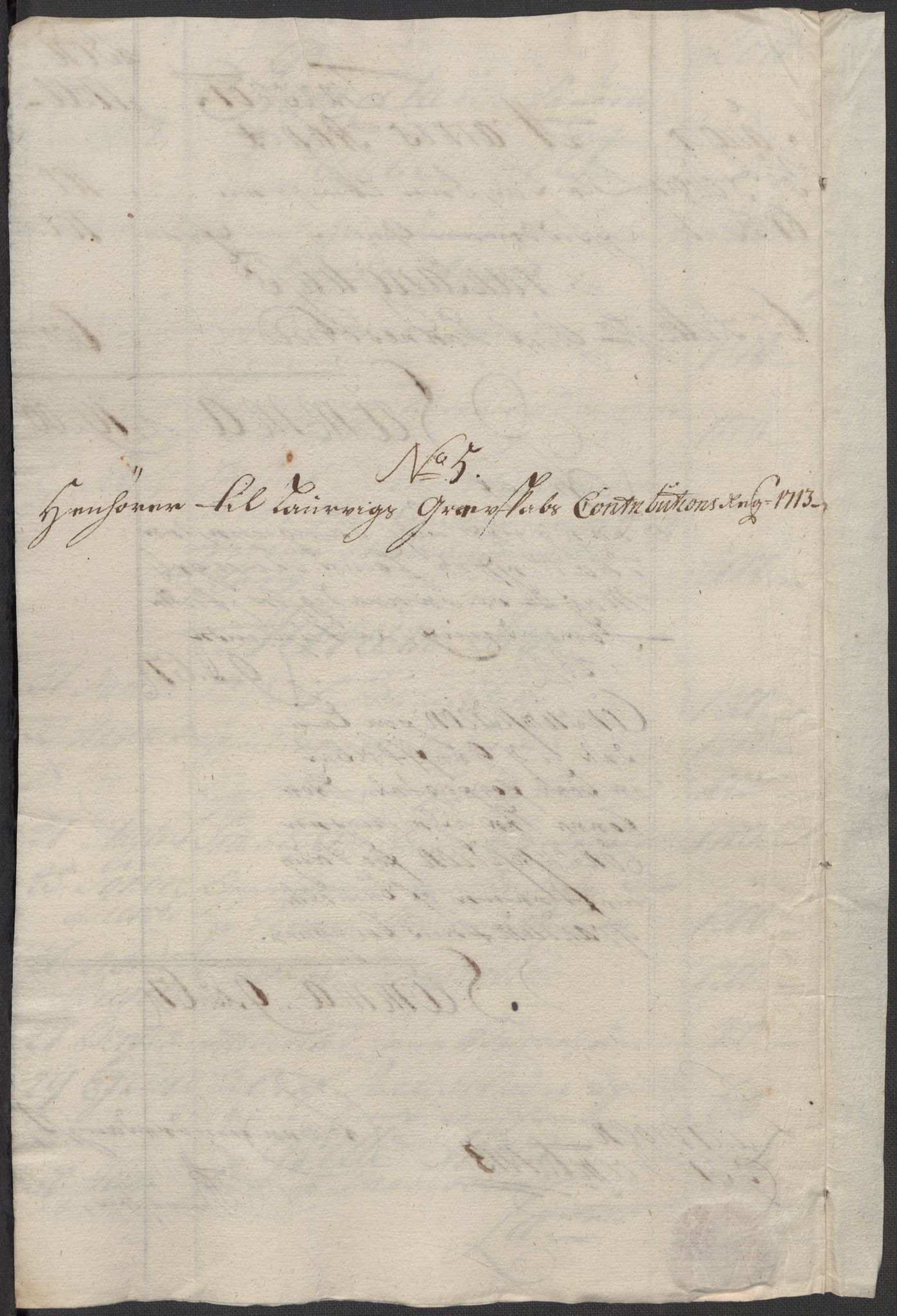 Rentekammeret inntil 1814, Reviderte regnskaper, Fogderegnskap, AV/RA-EA-4092/R33/L1985: Fogderegnskap Larvik grevskap, 1713, p. 158