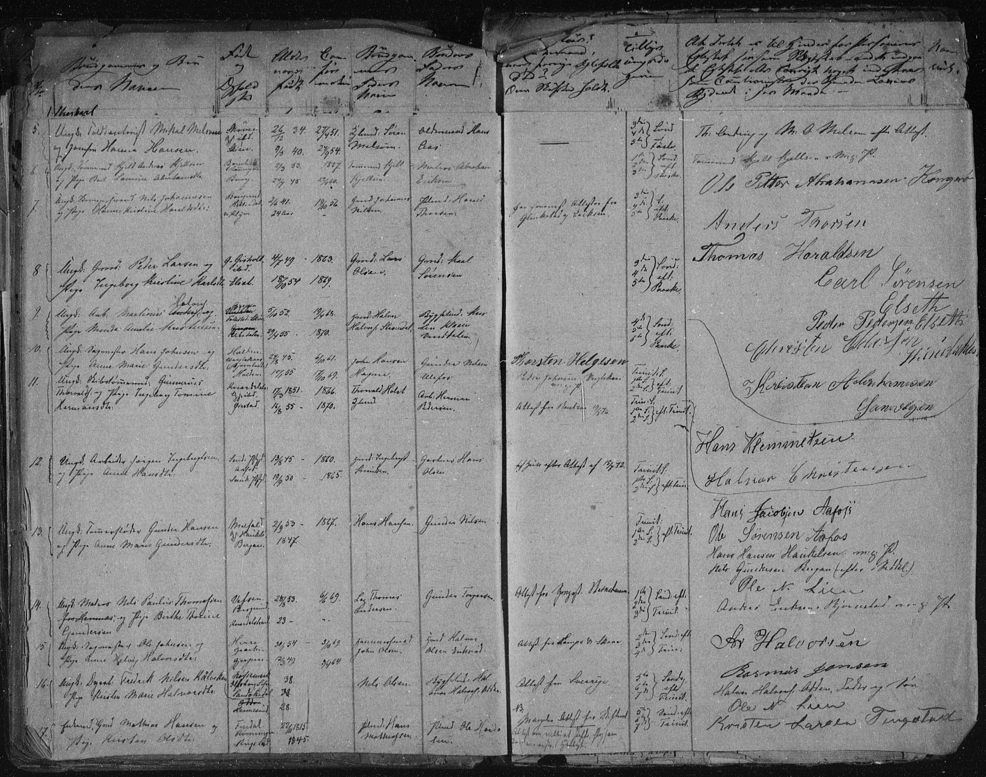 Solum kirkebøker, SAKO/A-306/H/Ha/L0001: Banns register no. I 1, 1846-1879