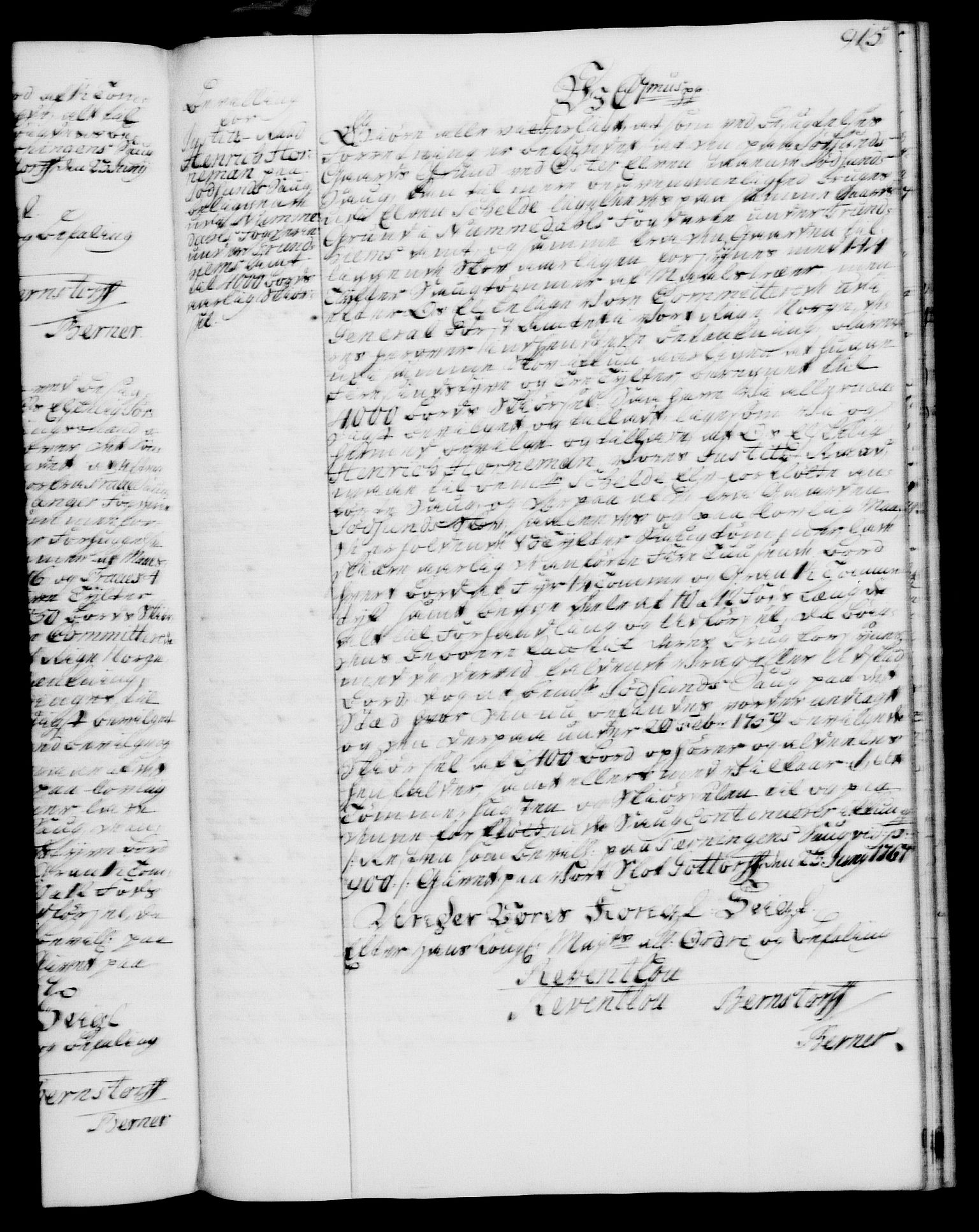 Rentekammeret, Kammerkanselliet, AV/RA-EA-3111/G/Gg/Gga/L0007: Norsk ekspedisjonsprotokoll med register (merket RK 53.7), 1759-1768, p. 915