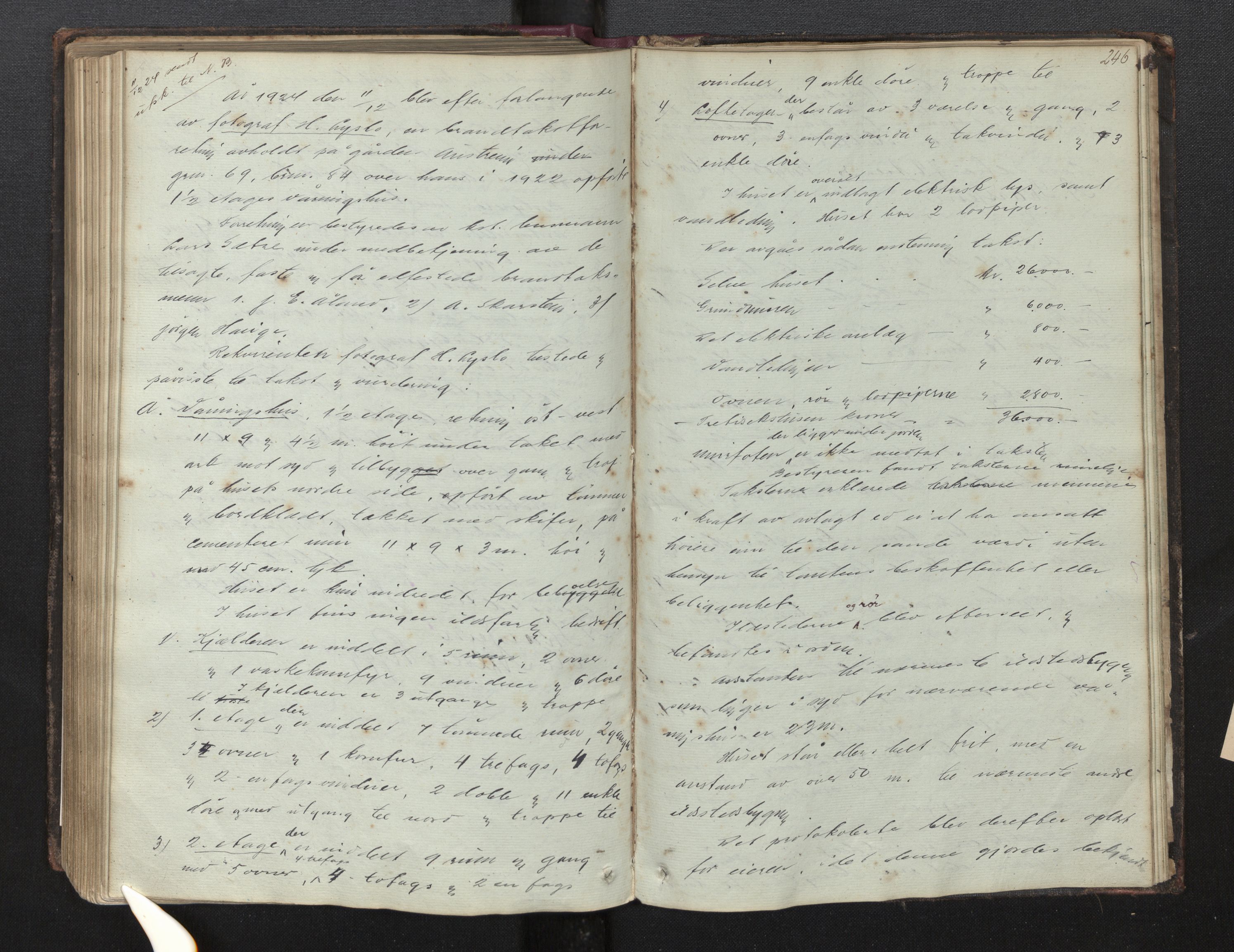 Lensmannen i Gloppen og Breim, AV/SAB-A-27801/0012/L0001: Branntakstprotokoll, 1846-1926, p. 245b-246a