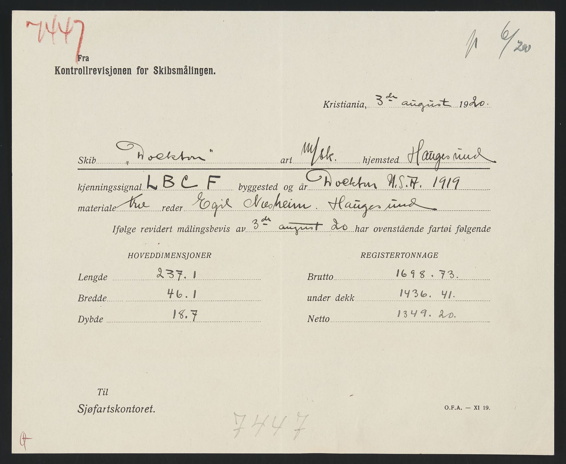 Sjøfartsdirektoratet med forløpere, skipsmapper slettede skip, AV/RA-S-4998/F/Fa/L0244: --, 1877-1935, p. 344