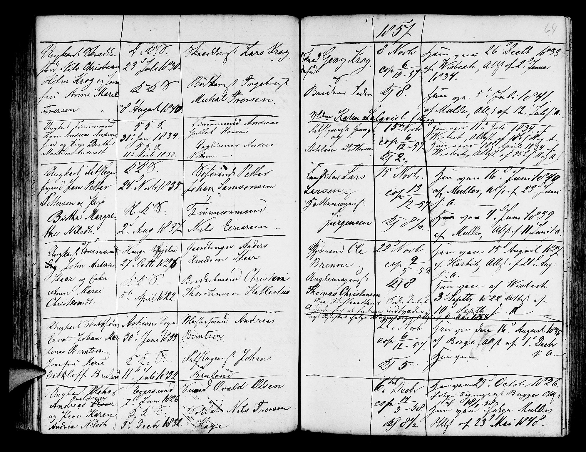 Korskirken sokneprestembete, AV/SAB-A-76101/H/Haa/L0009: Parish register (official) no. A 9, 1743-1861, p. 64