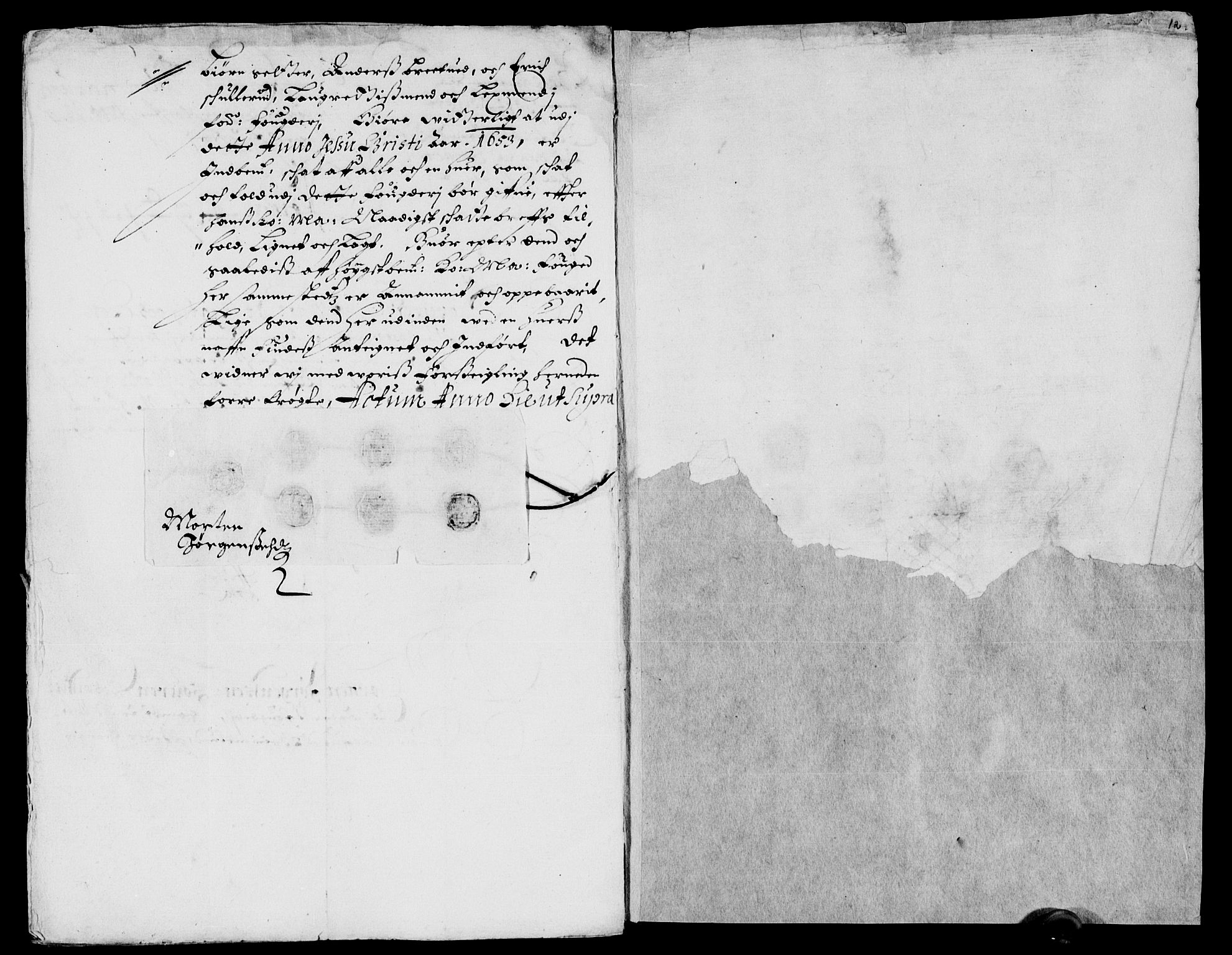 Rentekammeret inntil 1814, Reviderte regnskaper, Lensregnskaper, AV/RA-EA-5023/R/Rb/Rba/L0217: Akershus len, 1653-1654