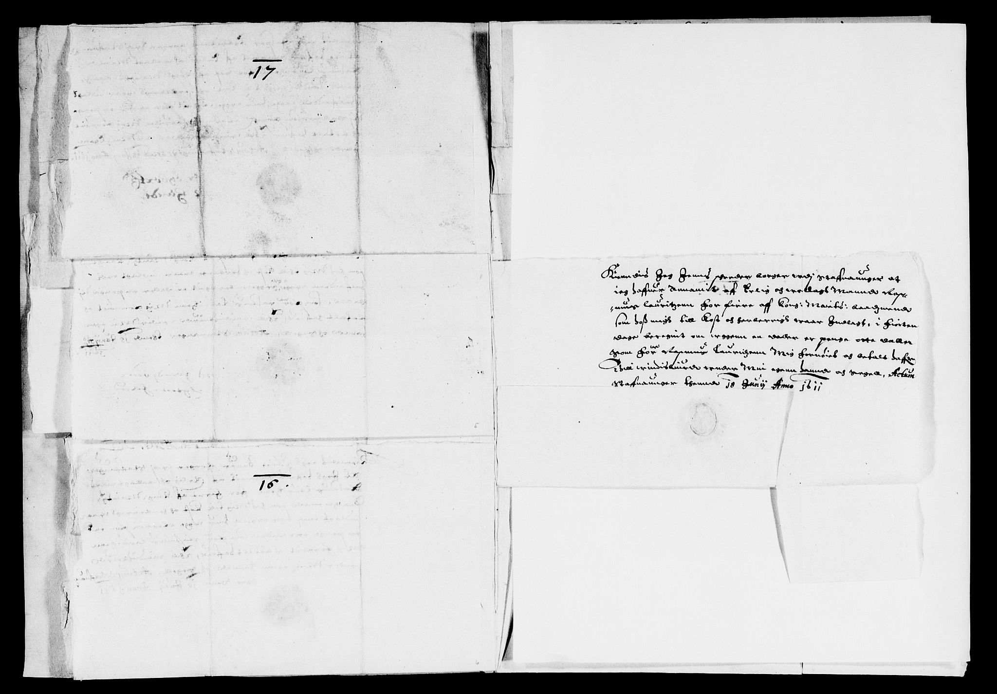 Rentekammeret inntil 1814, Reviderte regnskaper, Lensregnskaper, AV/RA-EA-5023/R/Rb/Rbs/L0002: Stavanger len, 1605-1611