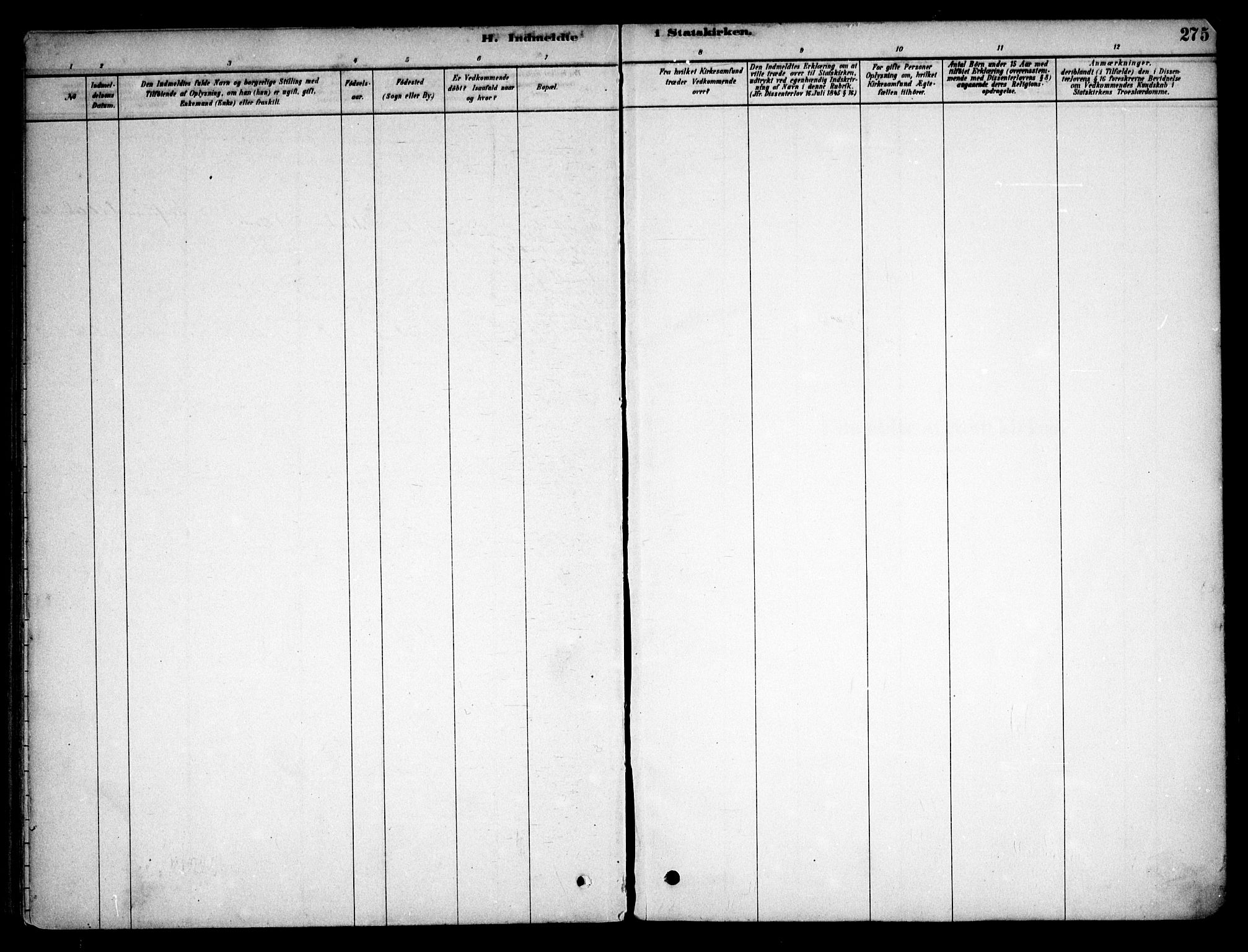 Aurskog prestekontor Kirkebøker, AV/SAO-A-10304a/F/Fb/L0001: Parish register (official) no. II 1, 1878-1909, p. 275