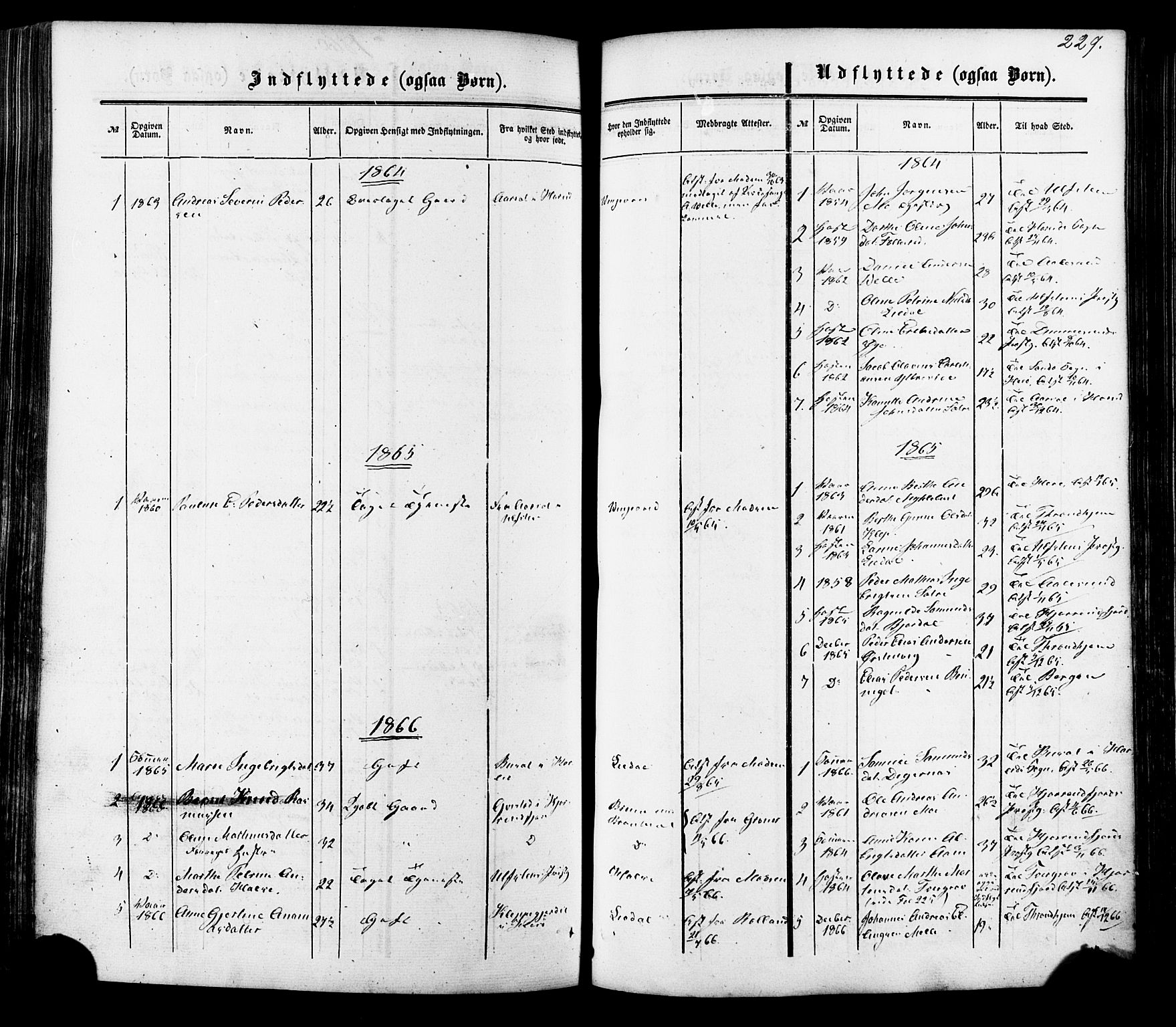 Ministerialprotokoller, klokkerbøker og fødselsregistre - Møre og Romsdal, AV/SAT-A-1454/513/L0175: Parish register (official) no. 513A02, 1856-1877, p. 229