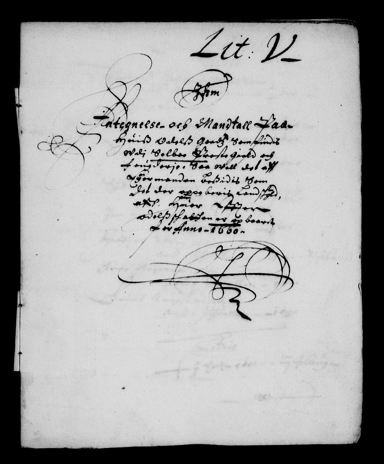 Rentekammeret inntil 1814, Reviderte regnskaper, Lensregnskaper, AV/RA-EA-5023/R/Rb/Rbw/L0144: Trondheim len, 1660-1661