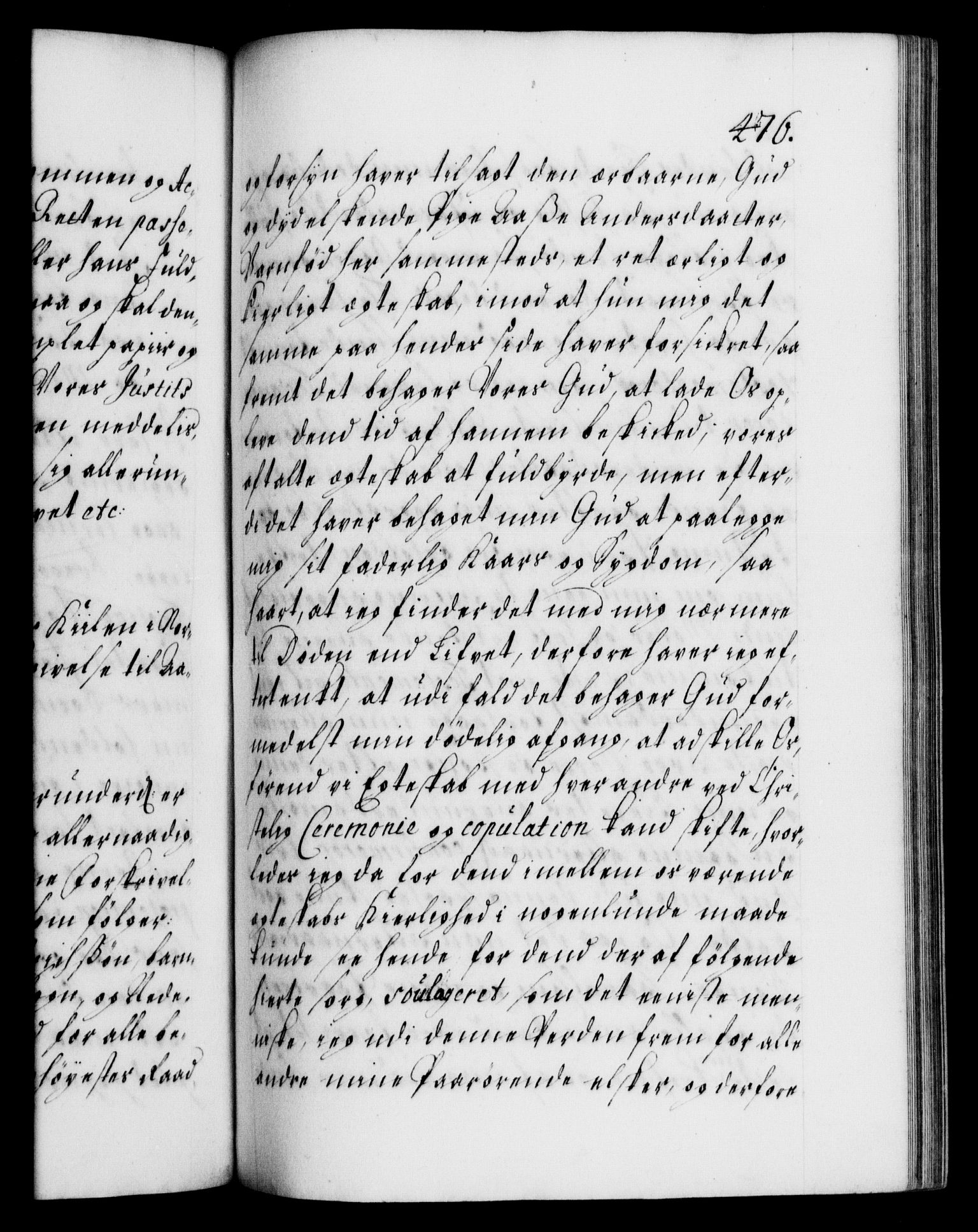 Danske Kanselli 1572-1799, AV/RA-EA-3023/F/Fc/Fca/Fcaa/L0021: Norske registre, 1712-1715, p. 476a
