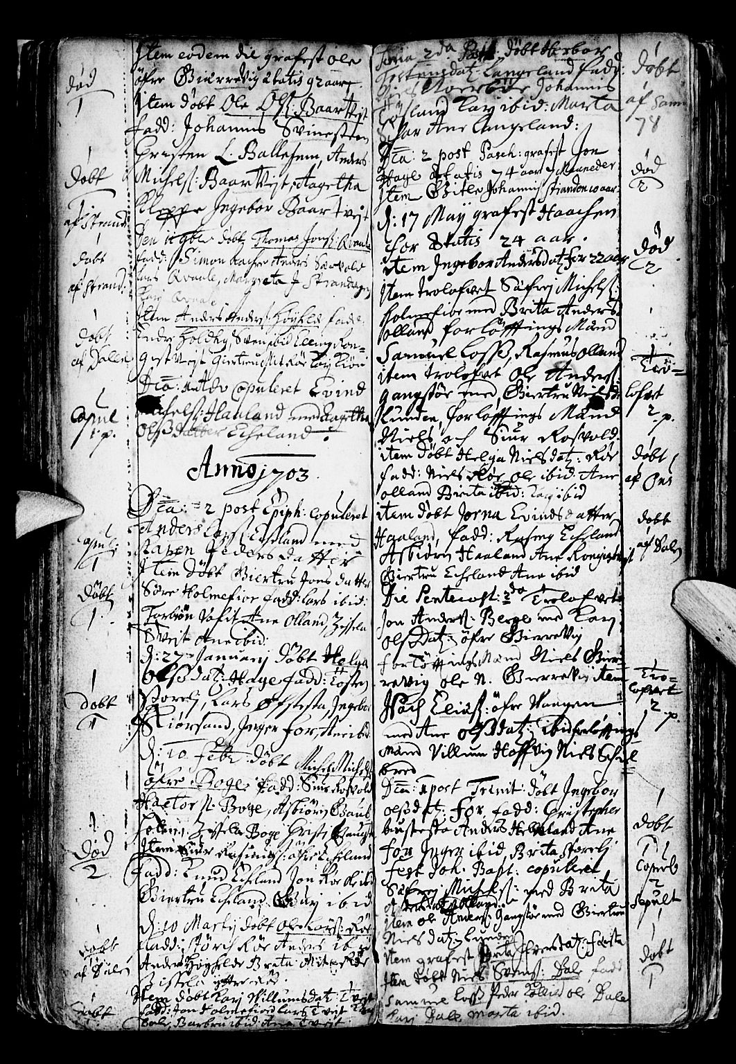 Os sokneprestembete, AV/SAB-A-99929: Parish register (official) no. A 6, 1669-1719, p. 78