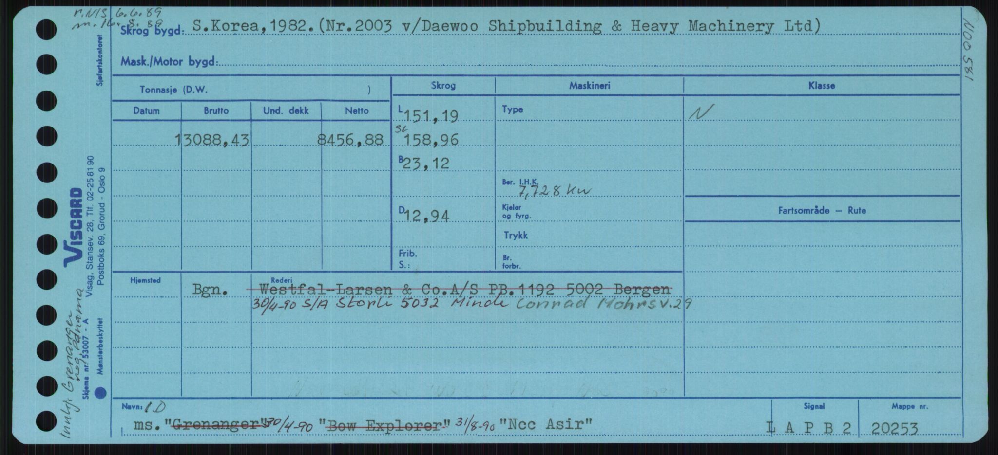Sjøfartsdirektoratet med forløpere, Skipsmålingen, AV/RA-S-1627/H/Ha/L0004/0001: Fartøy, Mas-R / Fartøy, Mas-Odd, p. 429