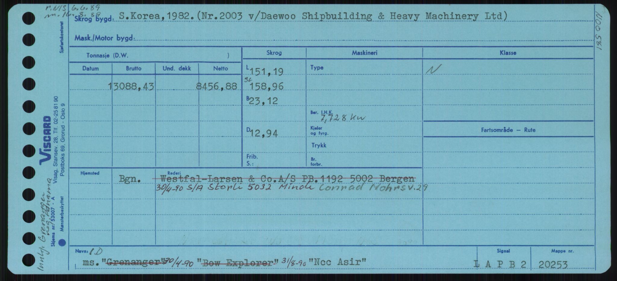 Sjøfartsdirektoratet med forløpere, Skipsmålingen, RA/S-1627/H/Ha/L0004/0001: Fartøy, Mas-R / Fartøy, Mas-Odd, p. 429