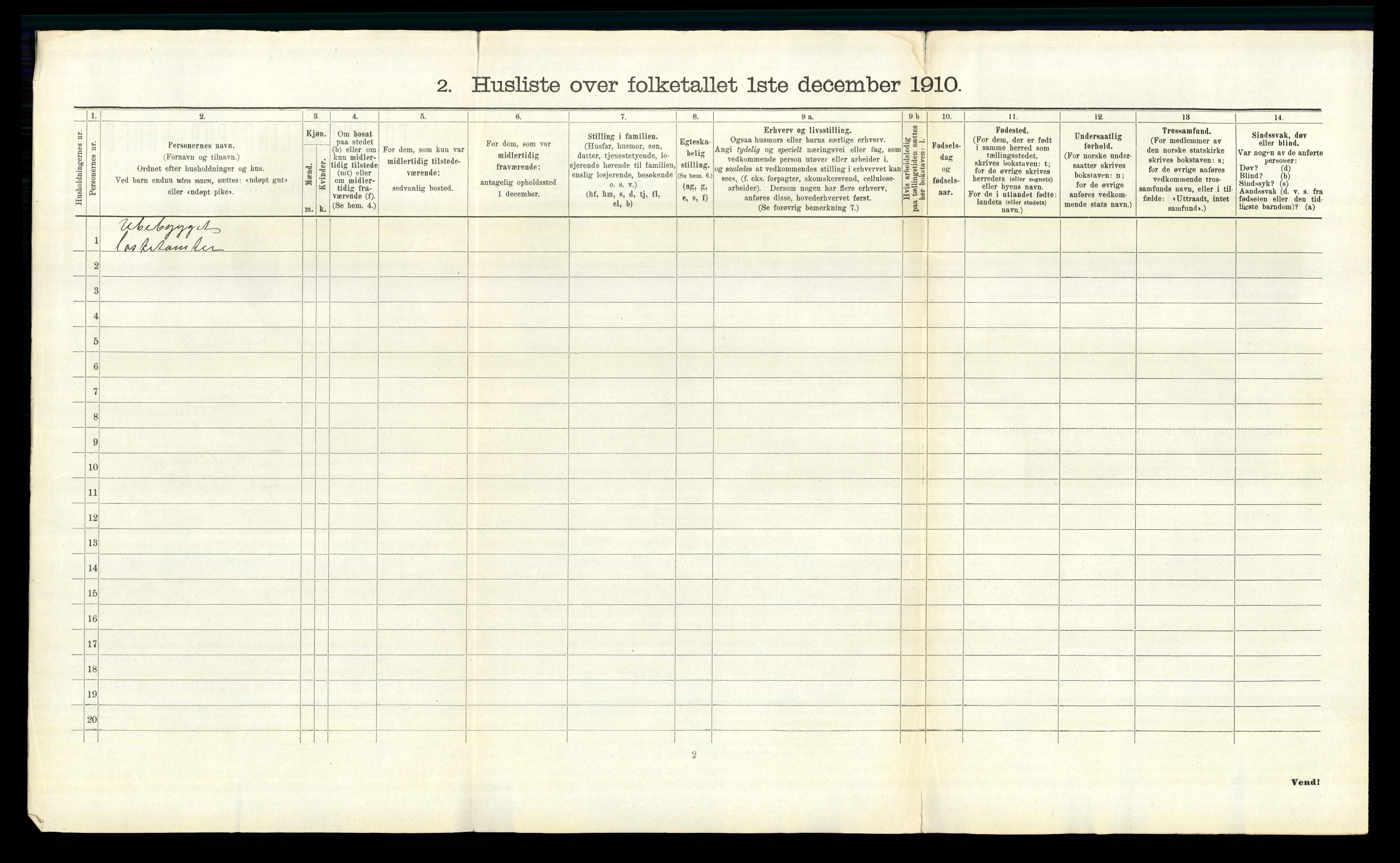 RA, 1910 census for Borge, 1910, p. 397