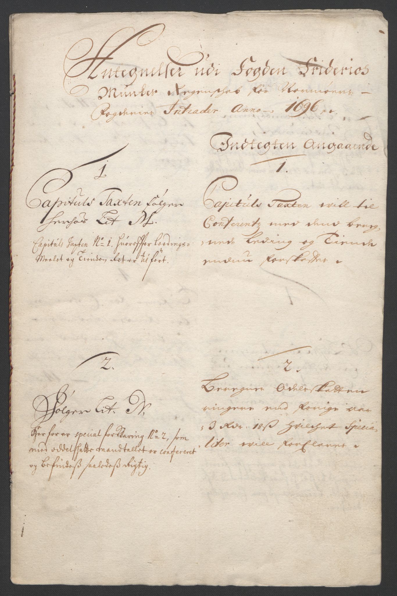 Rentekammeret inntil 1814, Reviderte regnskaper, Fogderegnskap, RA/EA-4092/R56/L3736: Fogderegnskap Nordmøre, 1694-1696, p. 473