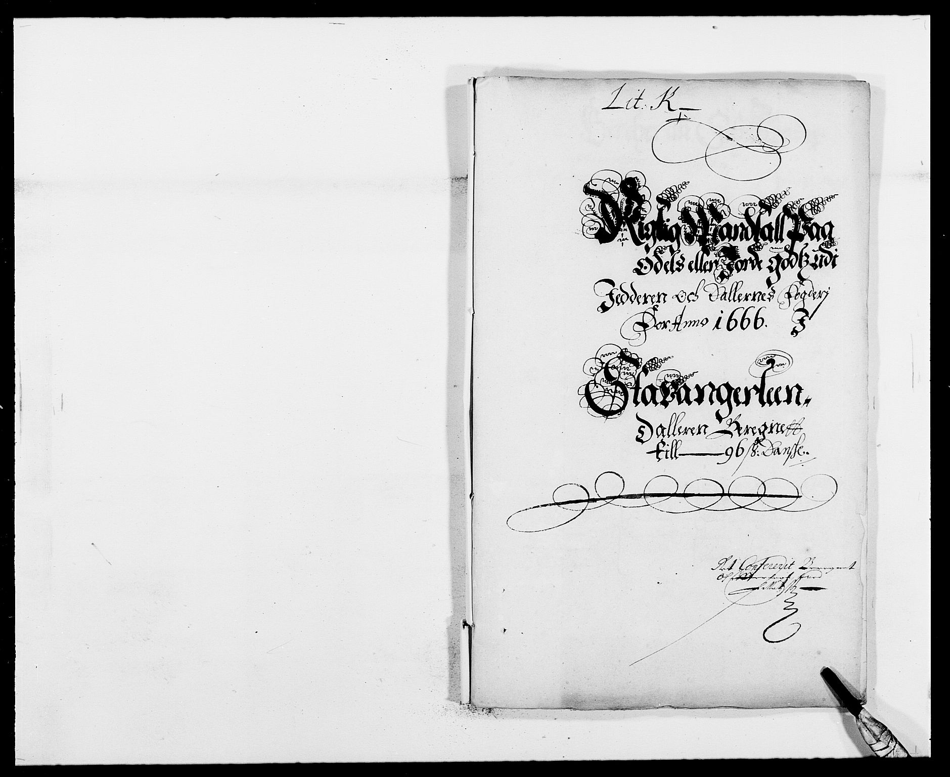 Rentekammeret inntil 1814, Reviderte regnskaper, Fogderegnskap, RA/EA-4092/R46/L2709: Fogderegnskap Jæren og Dalane, 1665-1667, p. 334