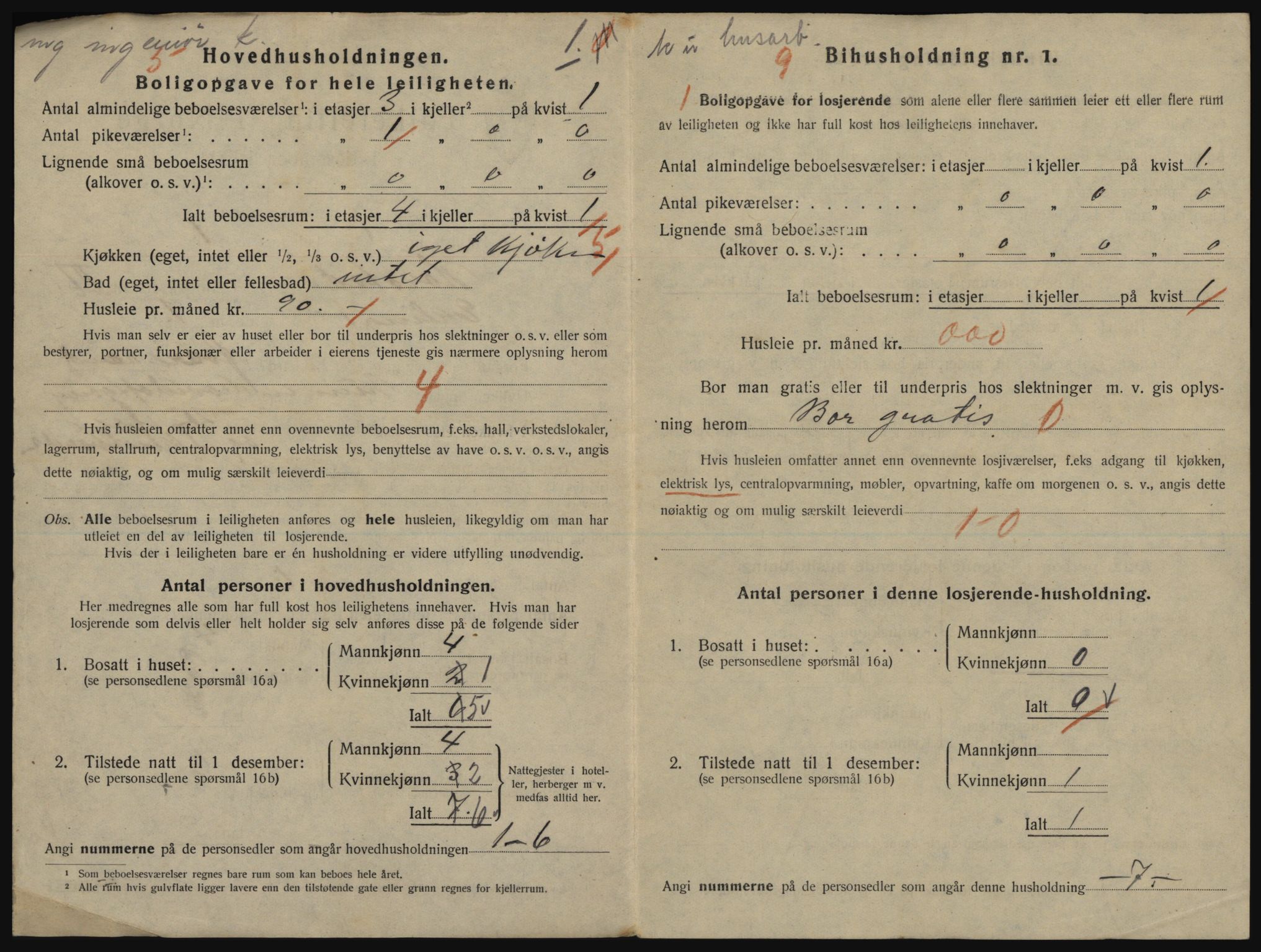 SATØ, 1920 census for Harstad, 1920, p. 1226