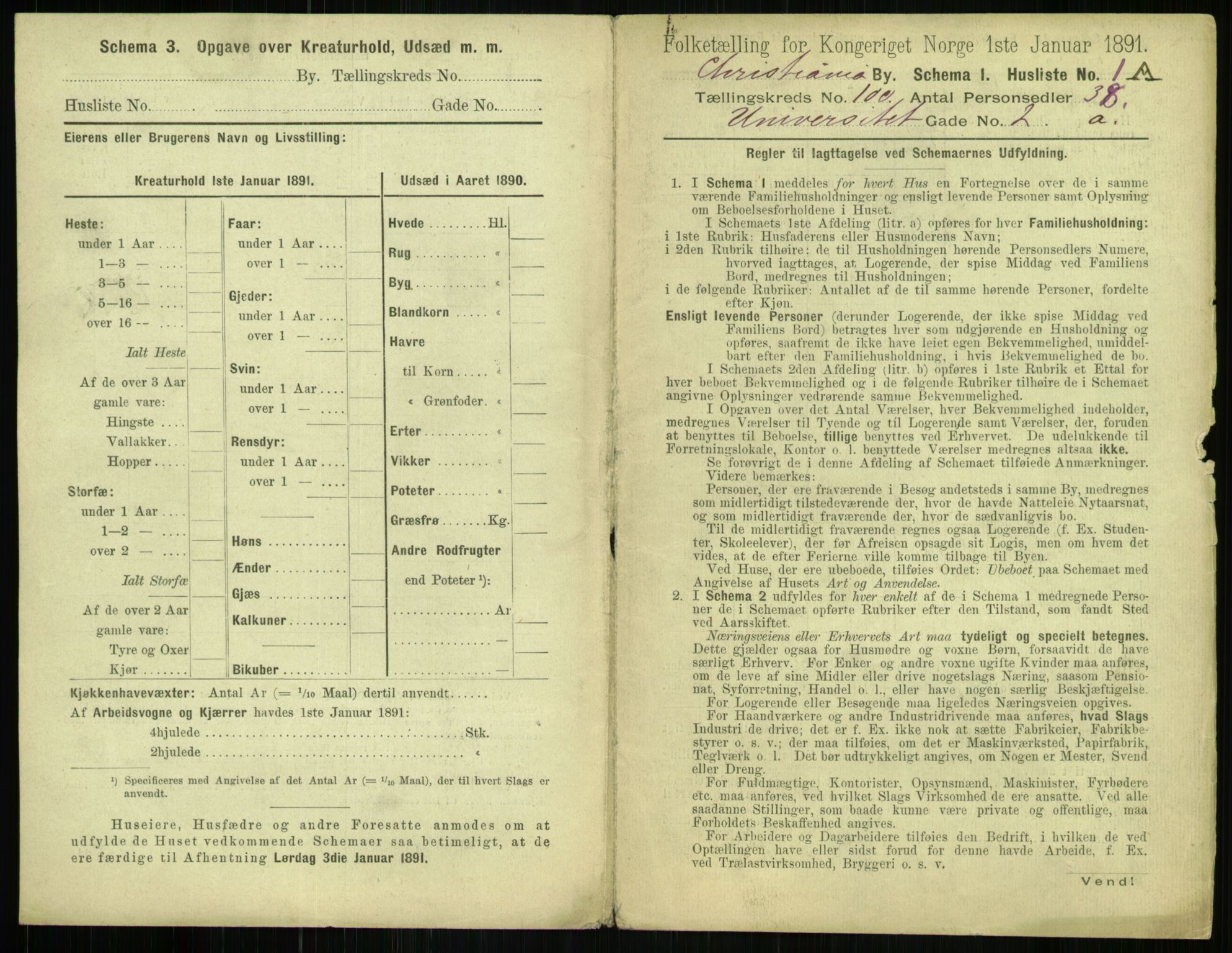 RA, 1891 census for 0301 Kristiania, 1891, p. 49129